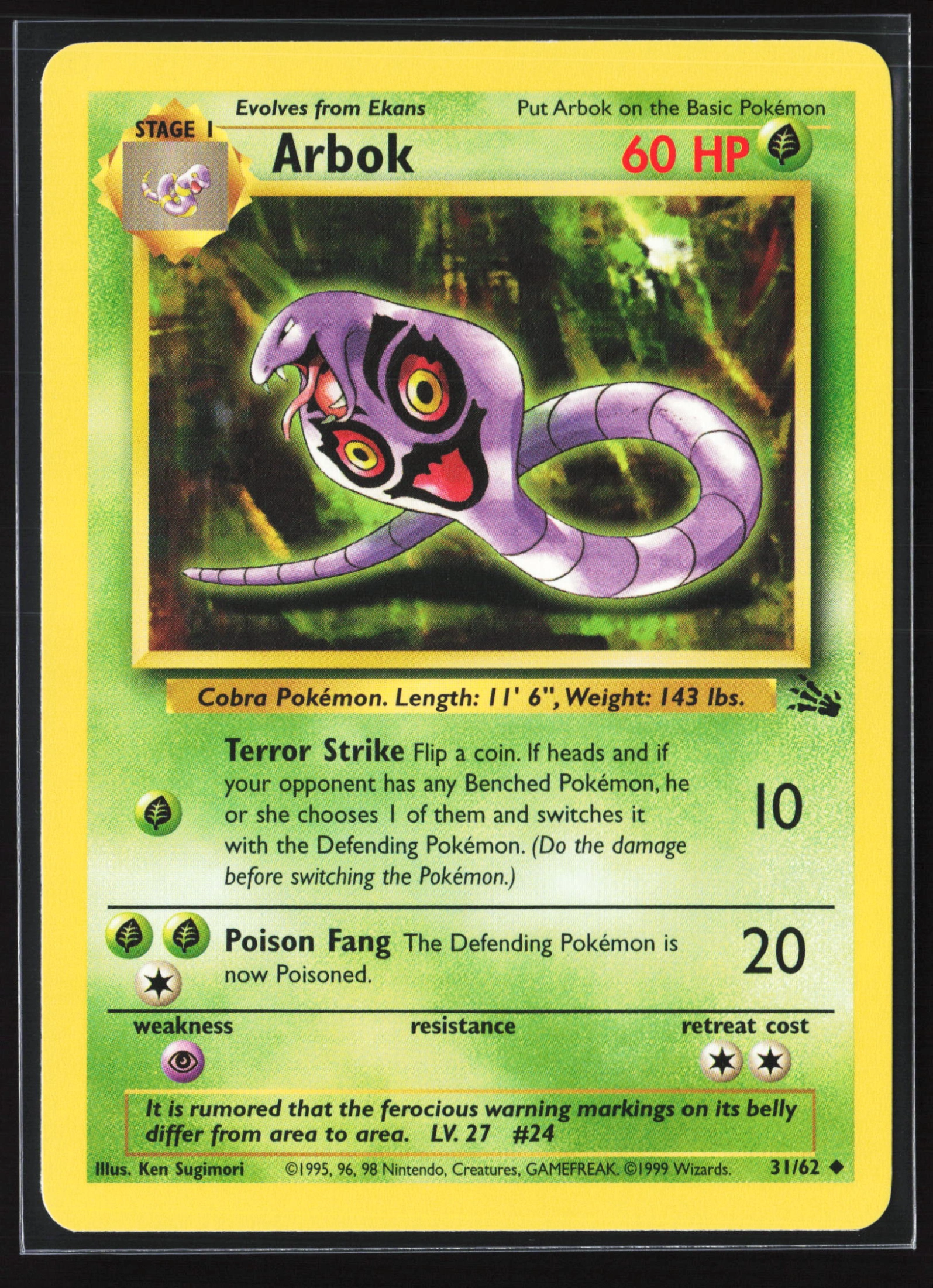 Arbok (FO 031) — Voorkant
