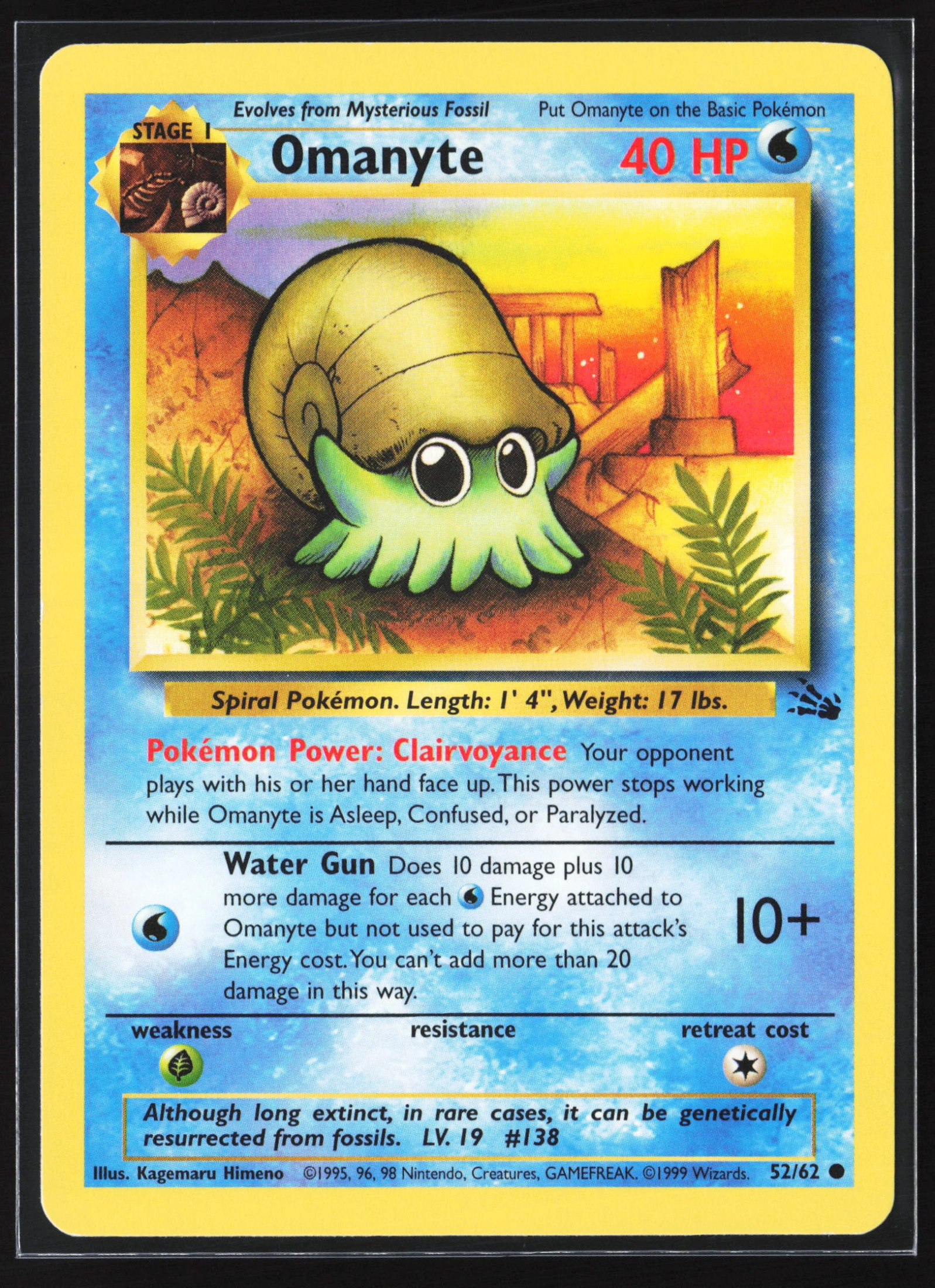 Omanyte (FO 052) — Voorkant