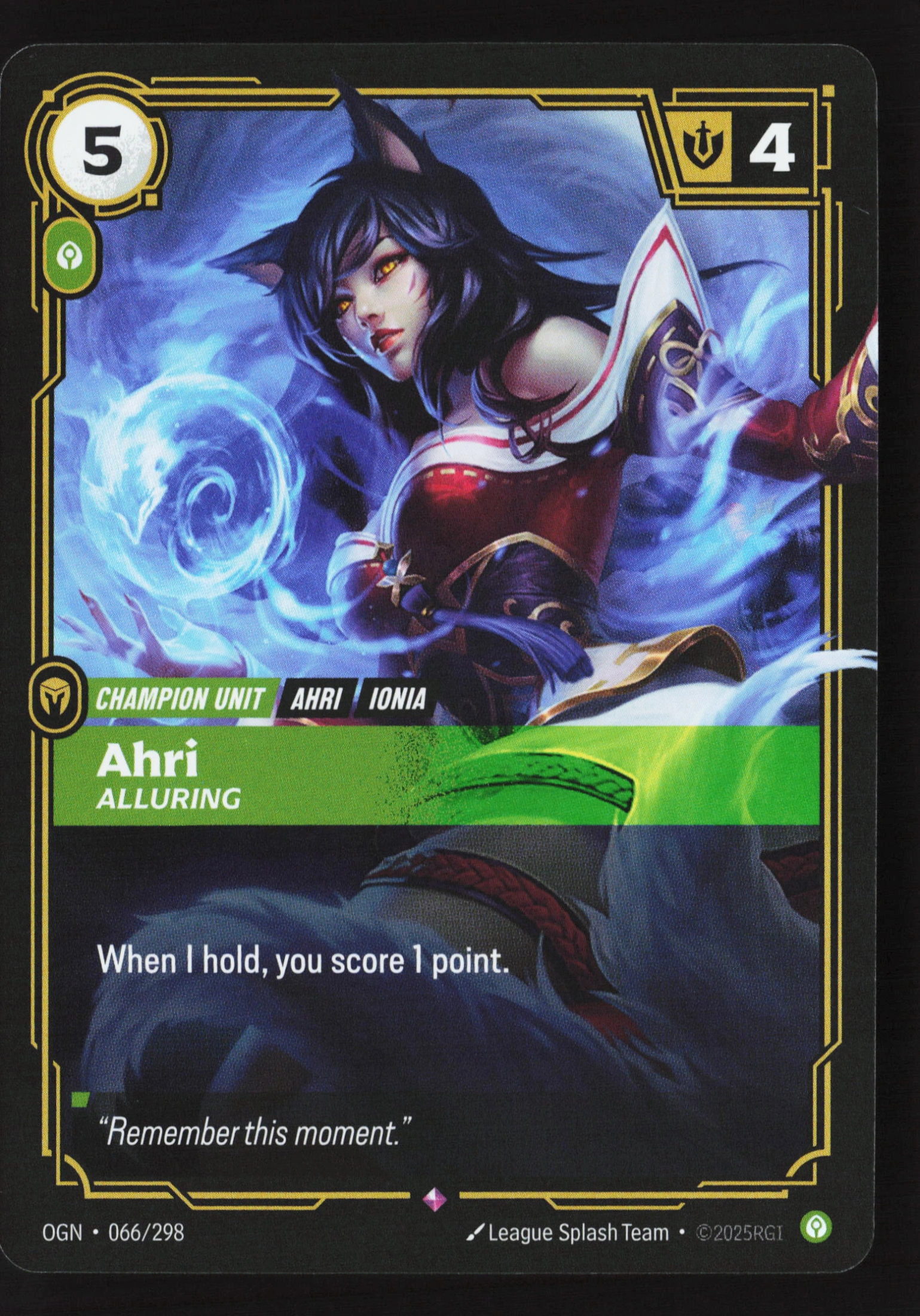 Ahri, Alluring (OGN 066) — Voorkant