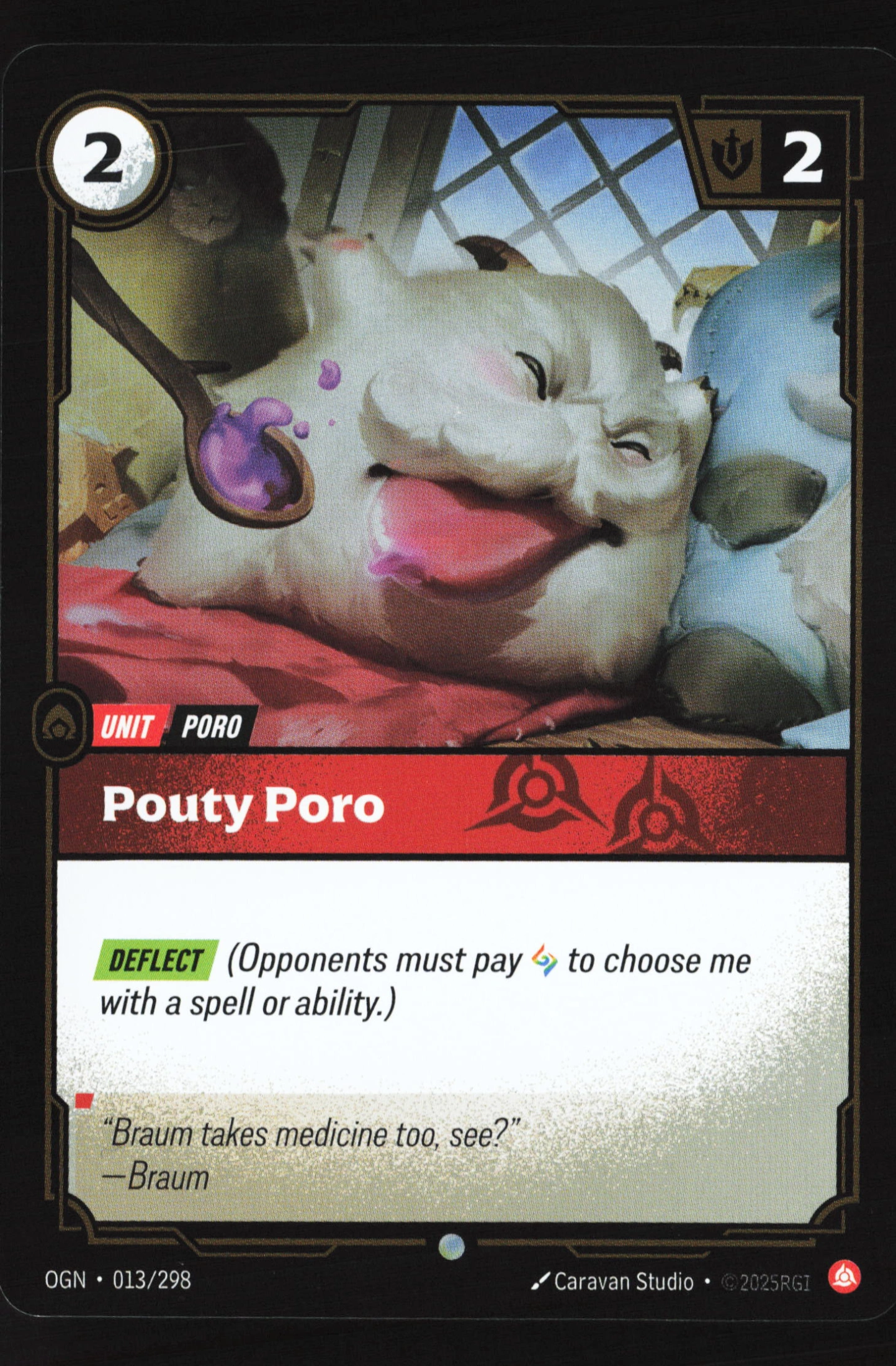Pouty Poro (OGN 013) — Voorkant