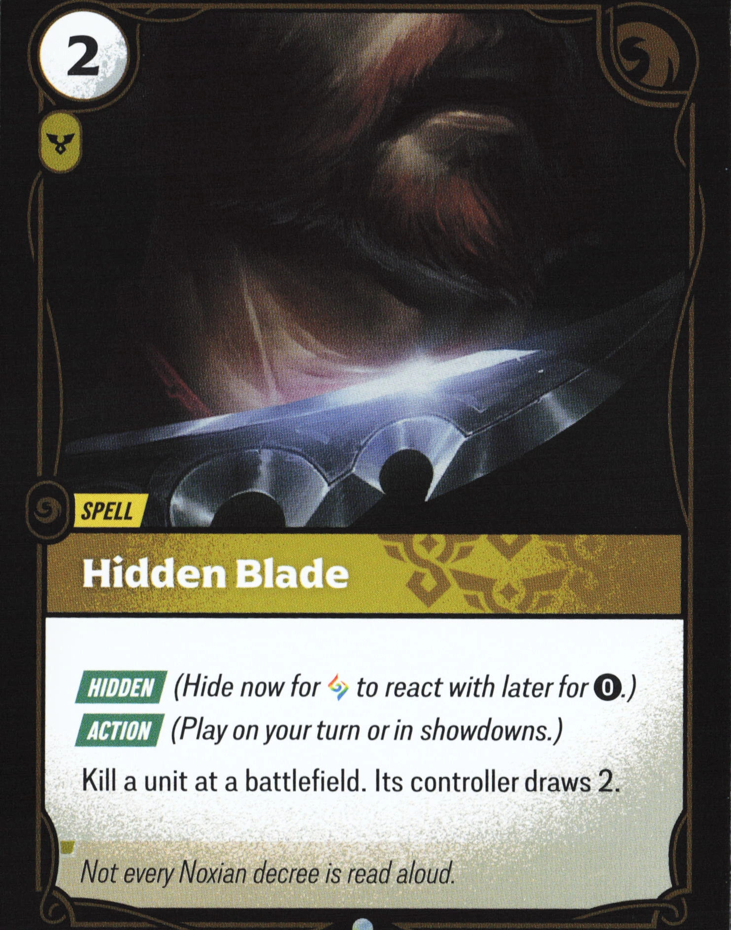 Hidden Blade (OGN 213) — Voorkant