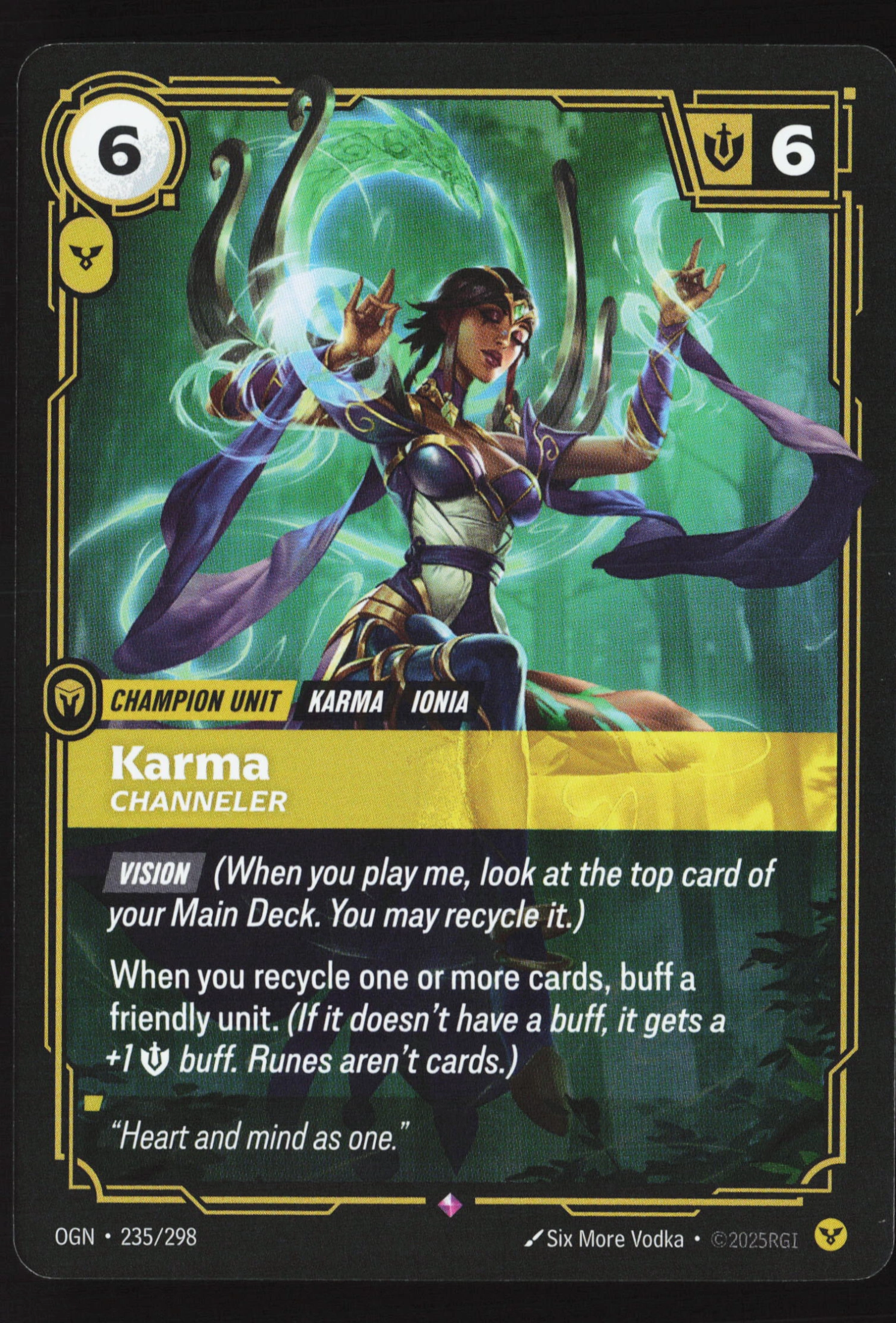 Karma, Channeler (OGN 235) — Voorkant