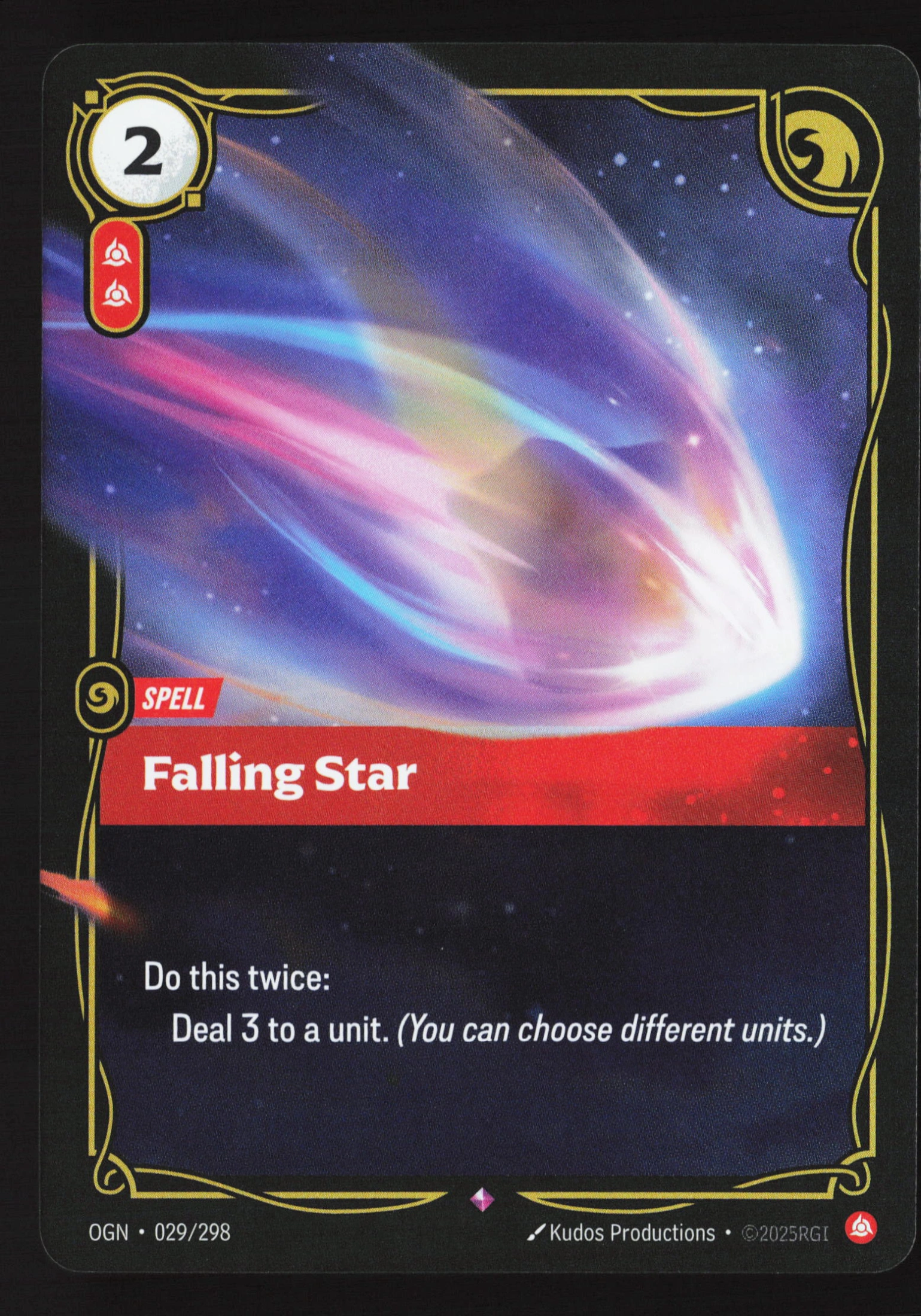 Falling Star (OGN 029) — Voorkant