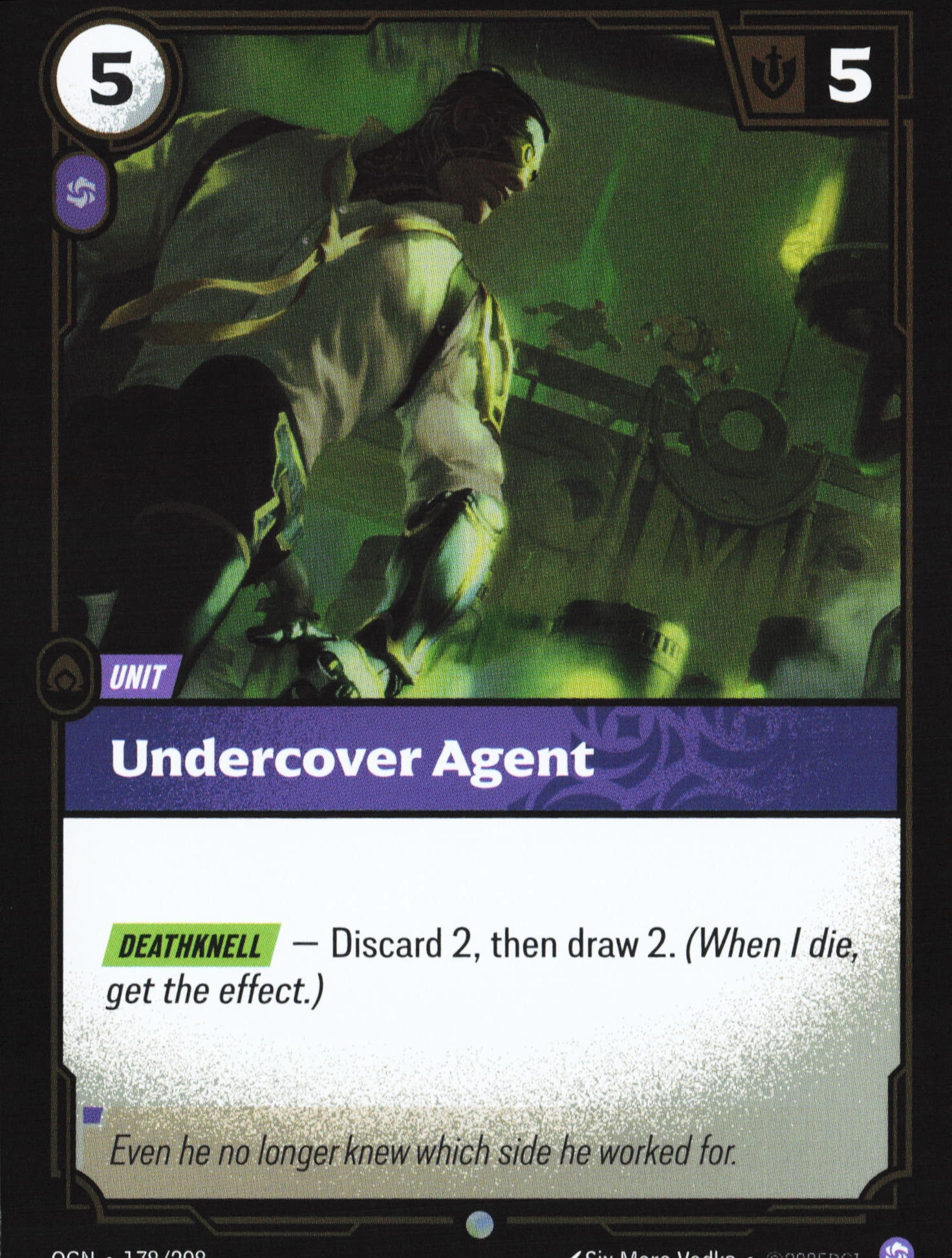 Undercover Agent (OGN 178) — Voorkant