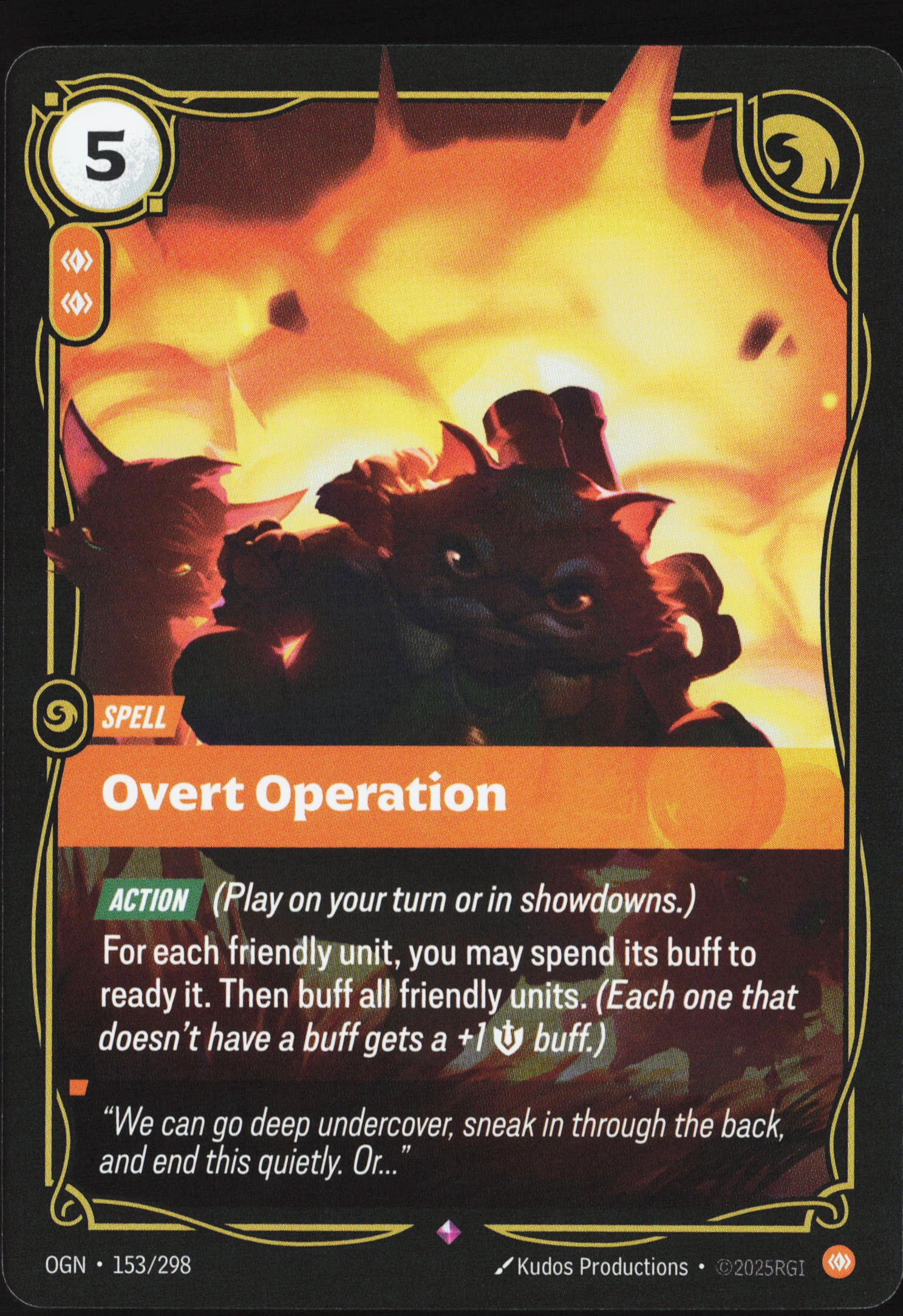 Overt Operation (OGN 153) — Voorkant