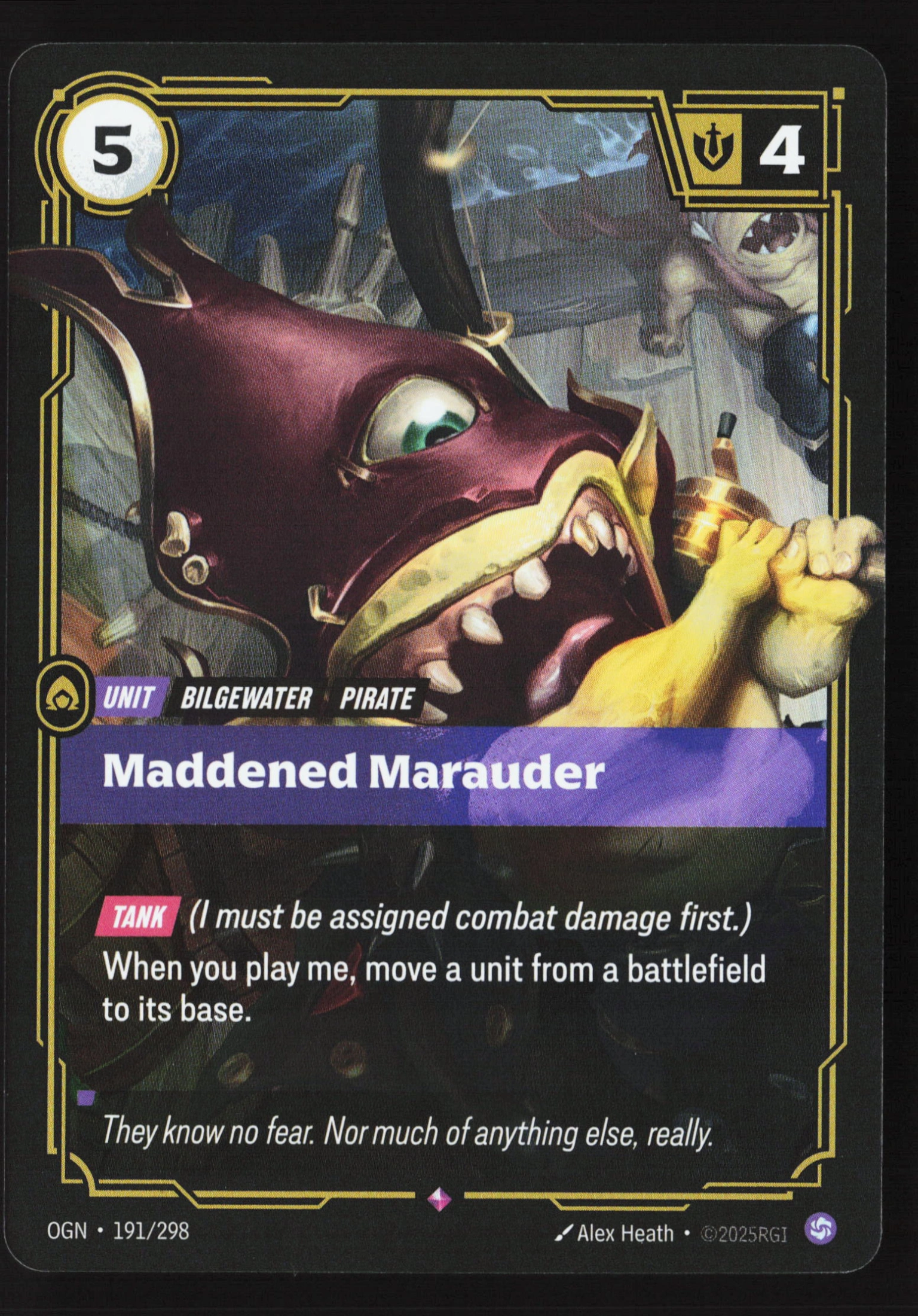 Maddened Marauder (OGN 191) — Voorkant