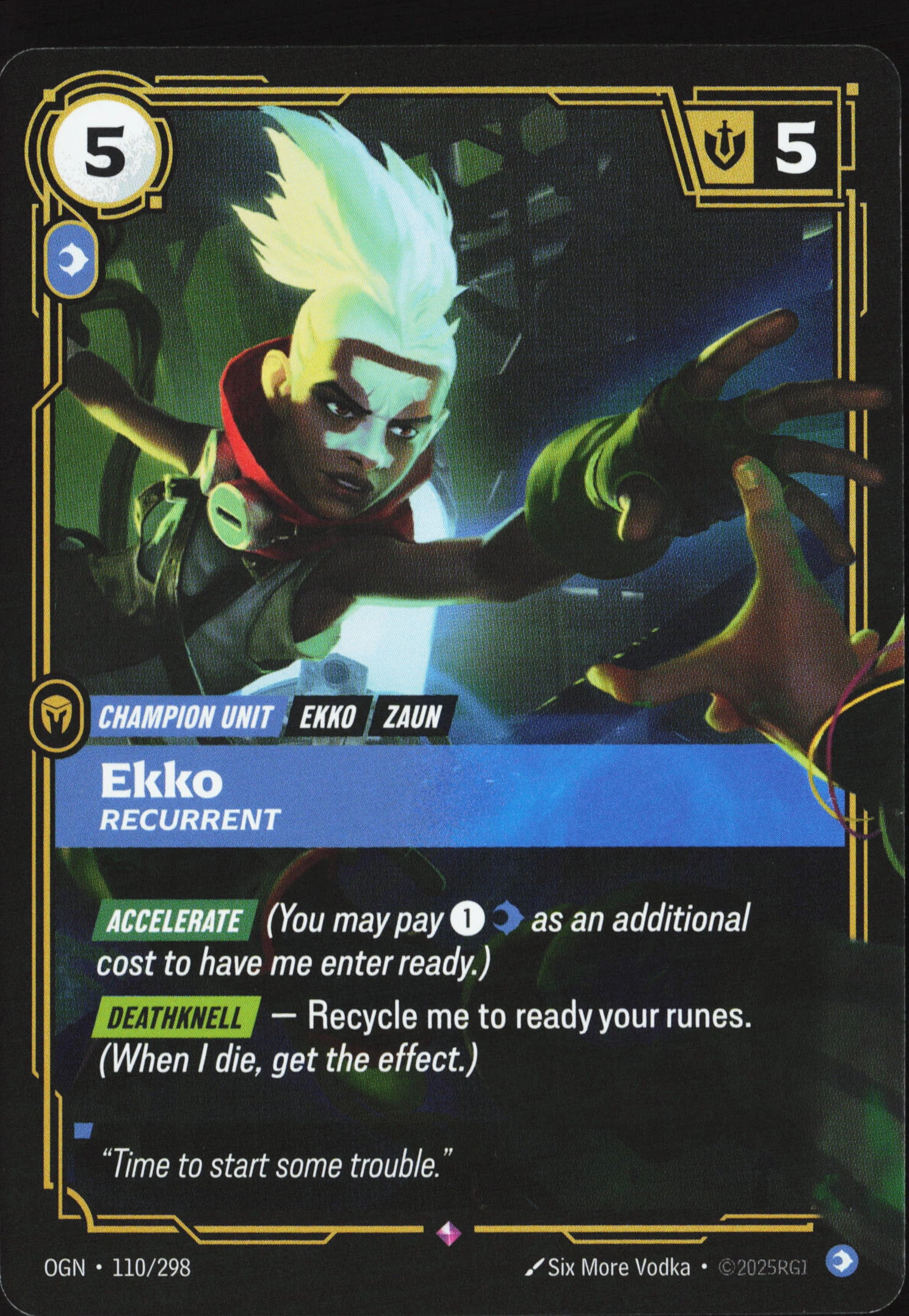Ekko, Recurrent (OGN 110) — Voorkant