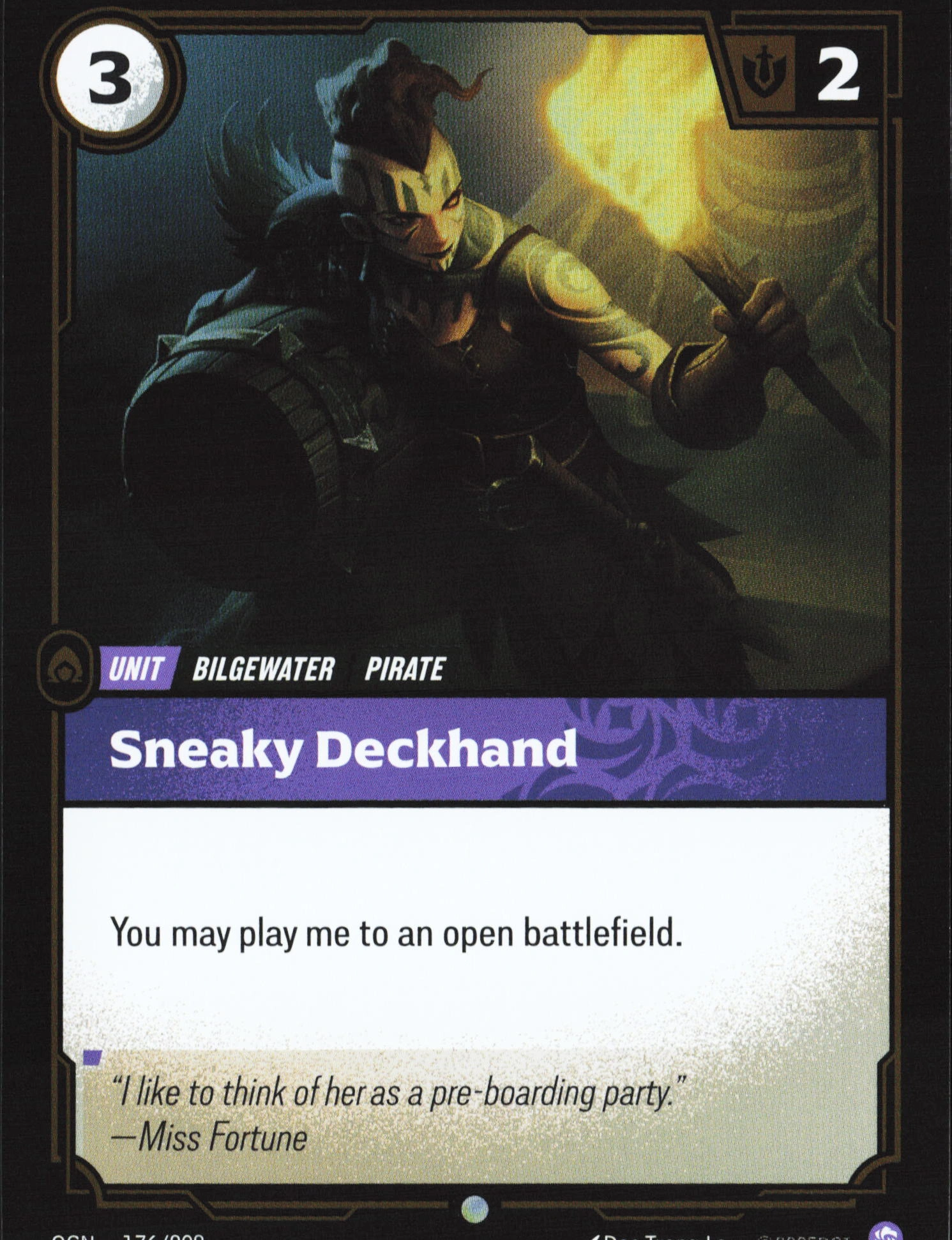 Sneaky Deckhand (OGN 176) — Voorkant