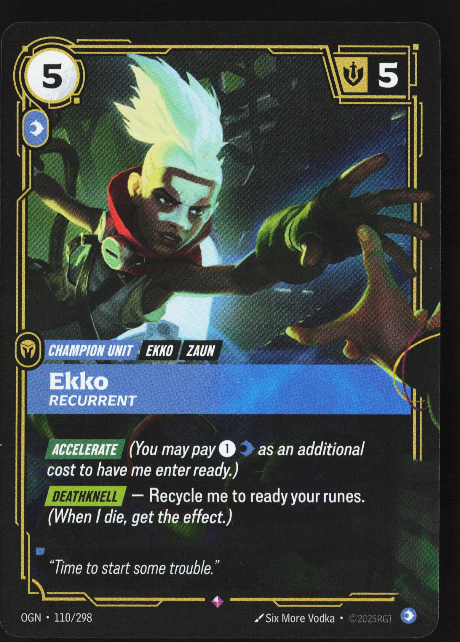 Ekko, Recurrent (OGN 110) — Voorkant