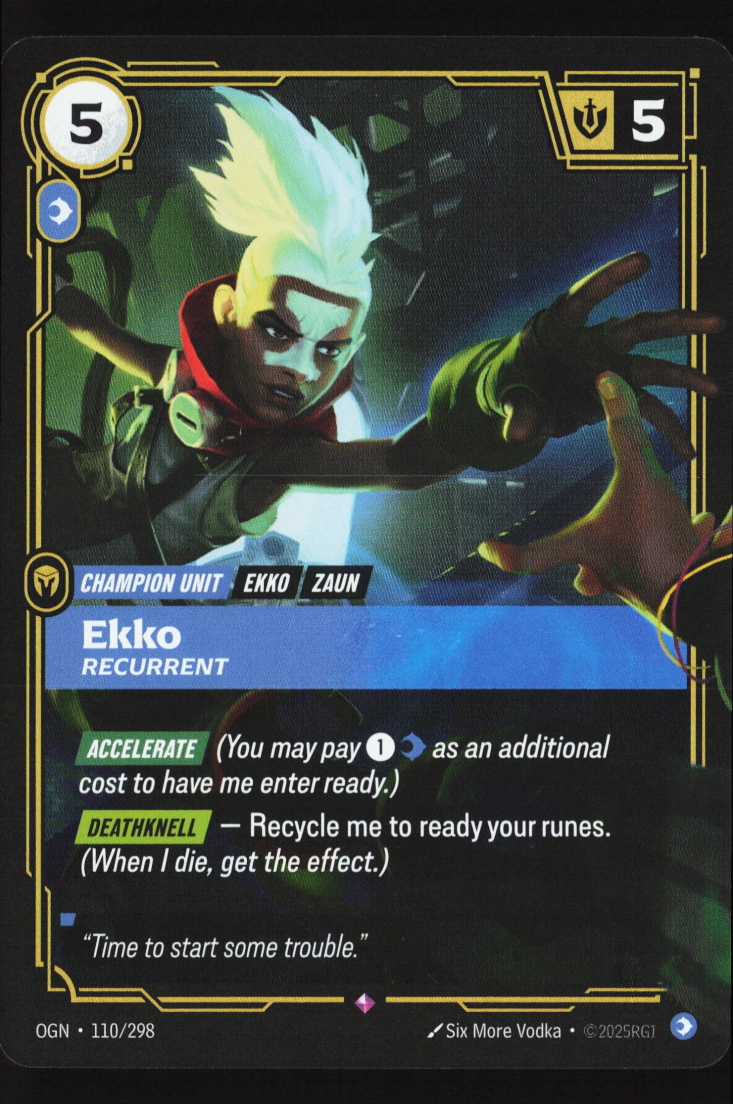 Ekko, Recurrent (OGN 110) — Voorkant