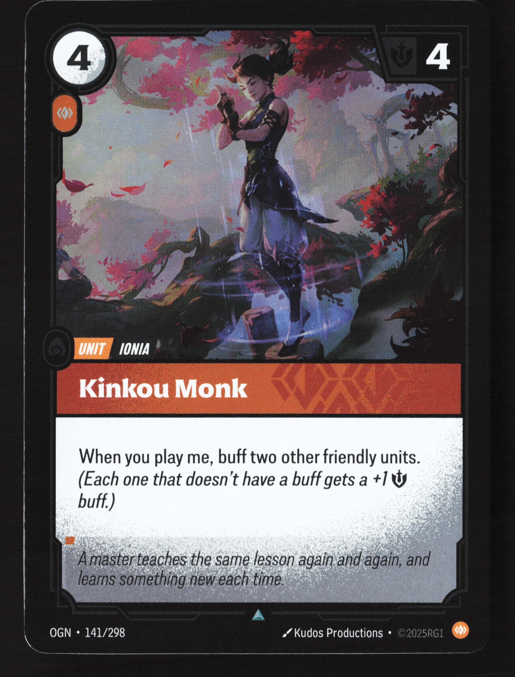 Kinkou Monk (OGN 141) — Voorkant