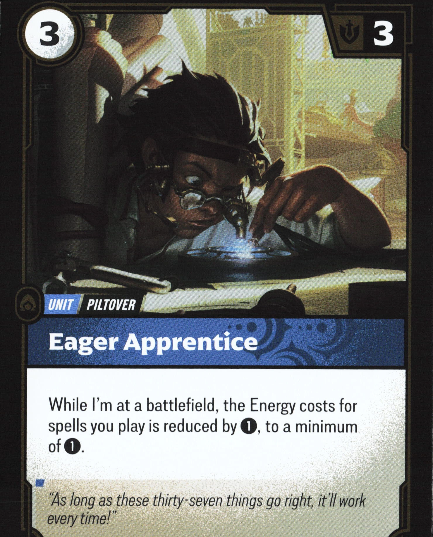 Eager Apprentice (OGN 084) — Voorkant