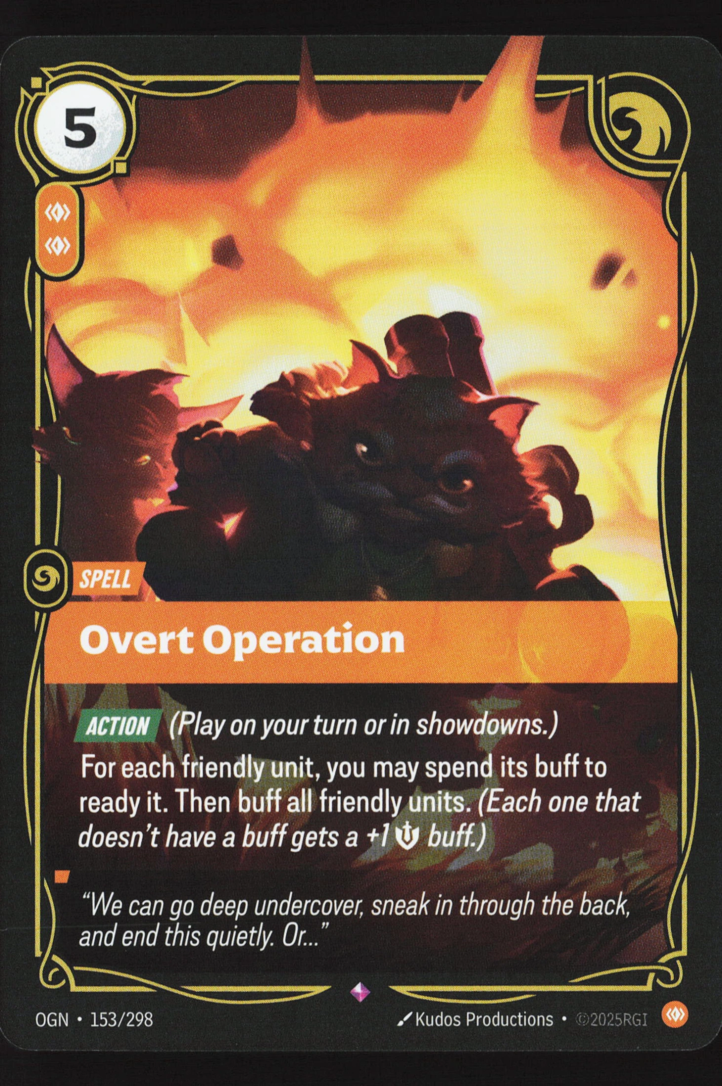 Overt Operation (OGN 153) — Voorkant