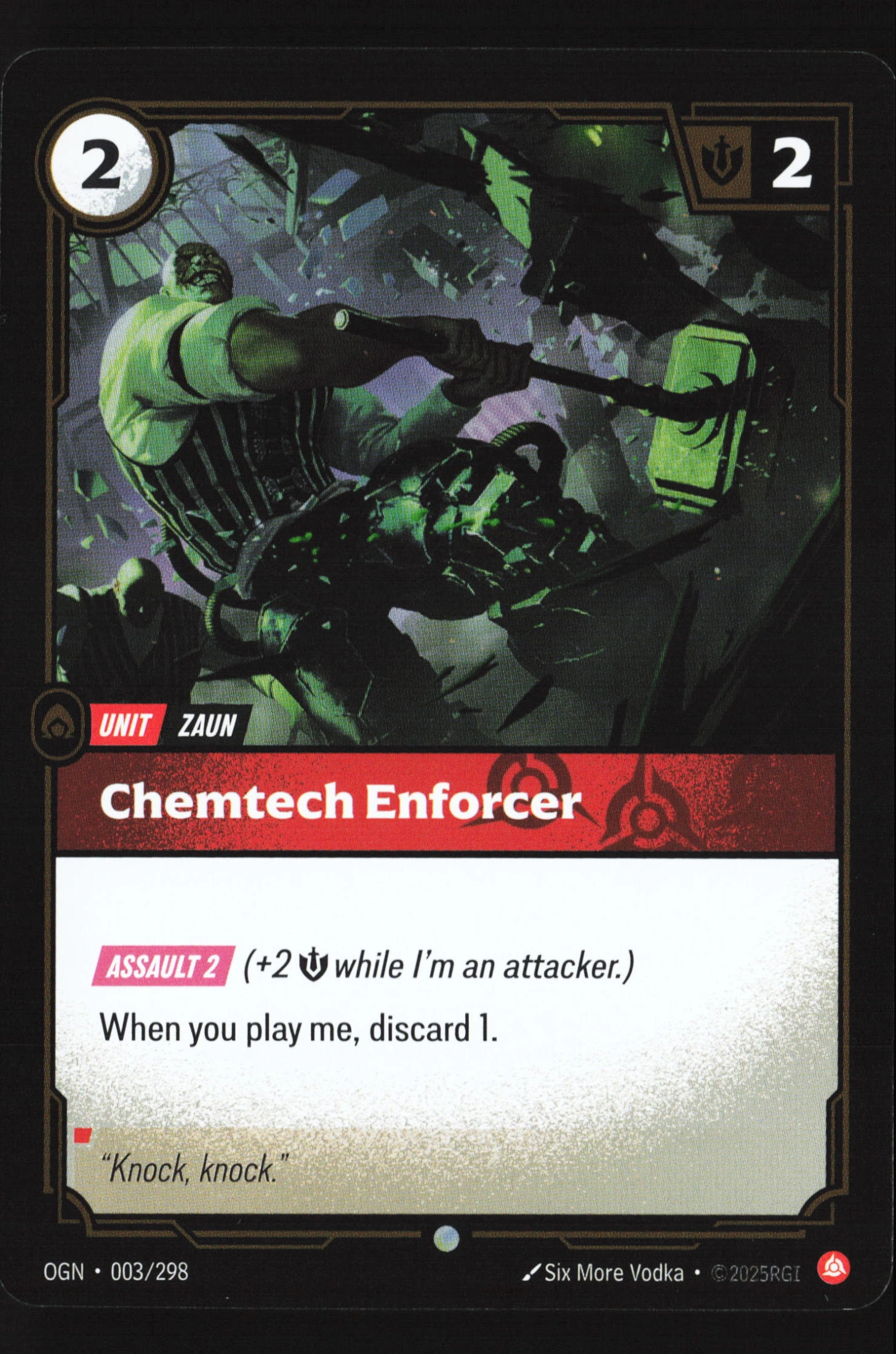 Chemtech Enforcer (OGN 003) — Voorkant