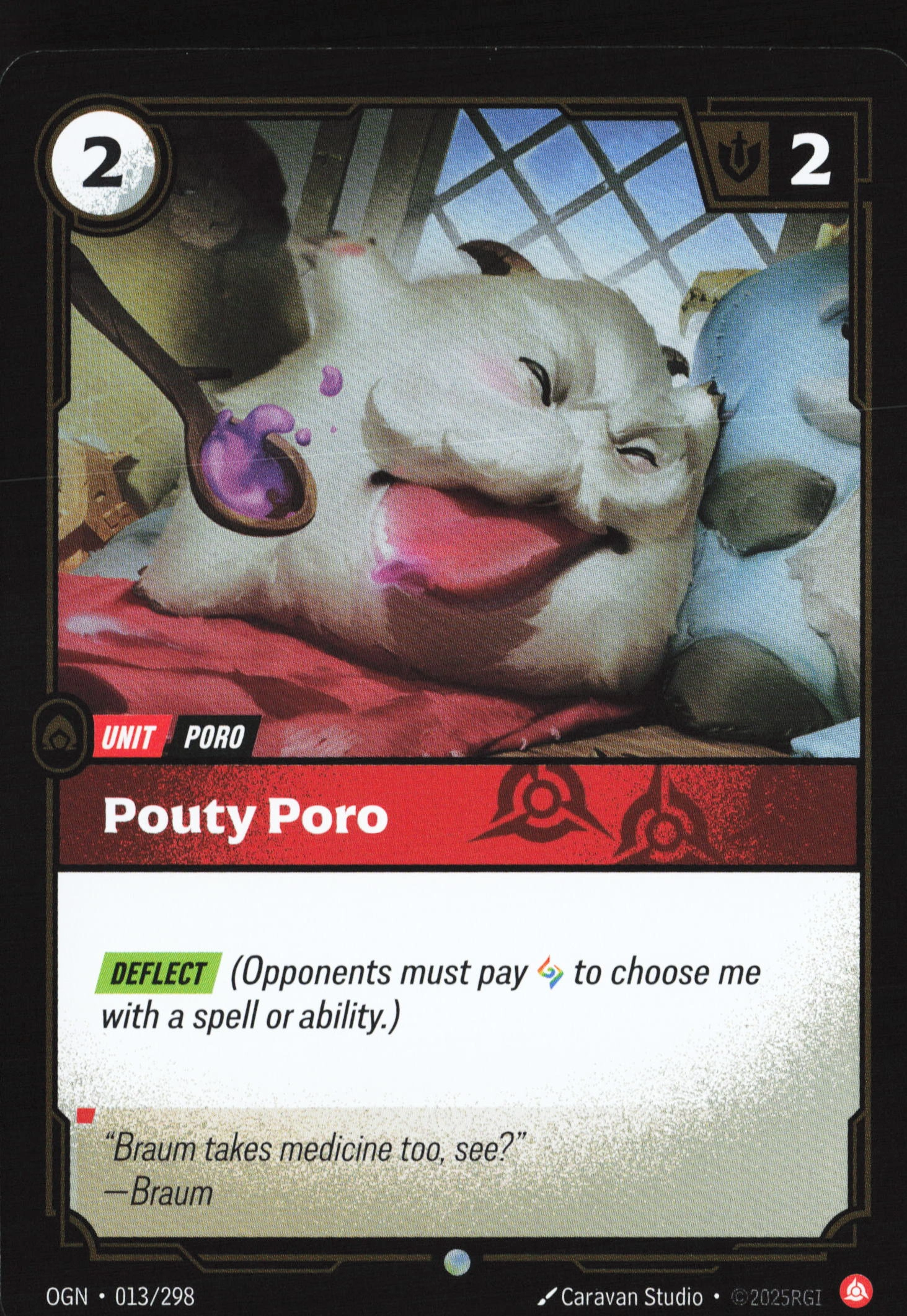Pouty Poro (OGN 013) — Voorkant