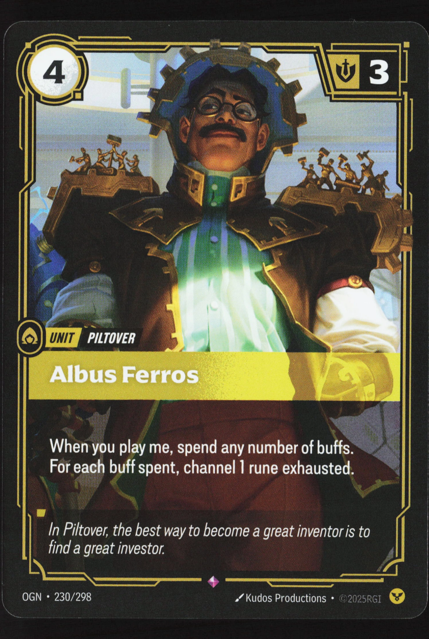 Albus Ferros (OGN 230) — Voorkant
