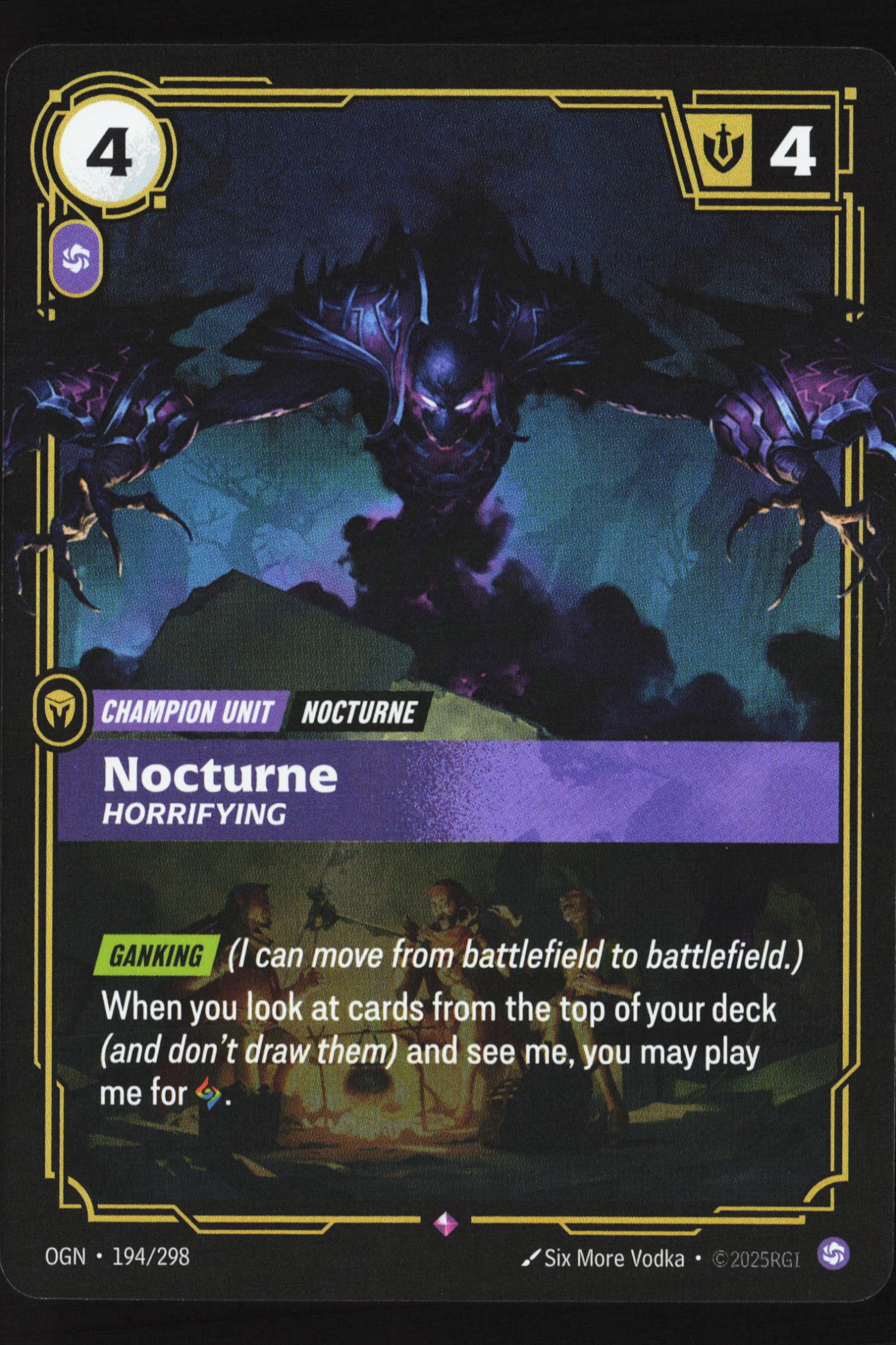 Nocturne, Horrifying (OGN 194) — Voorkant