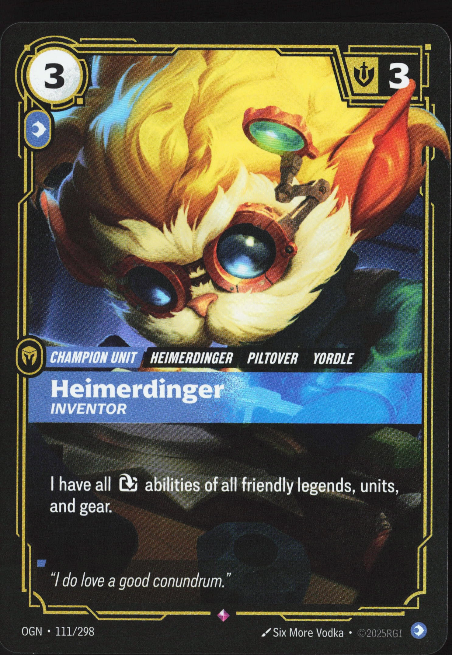 Heimerdinger, Inventor (OGN 111) — Voorkant