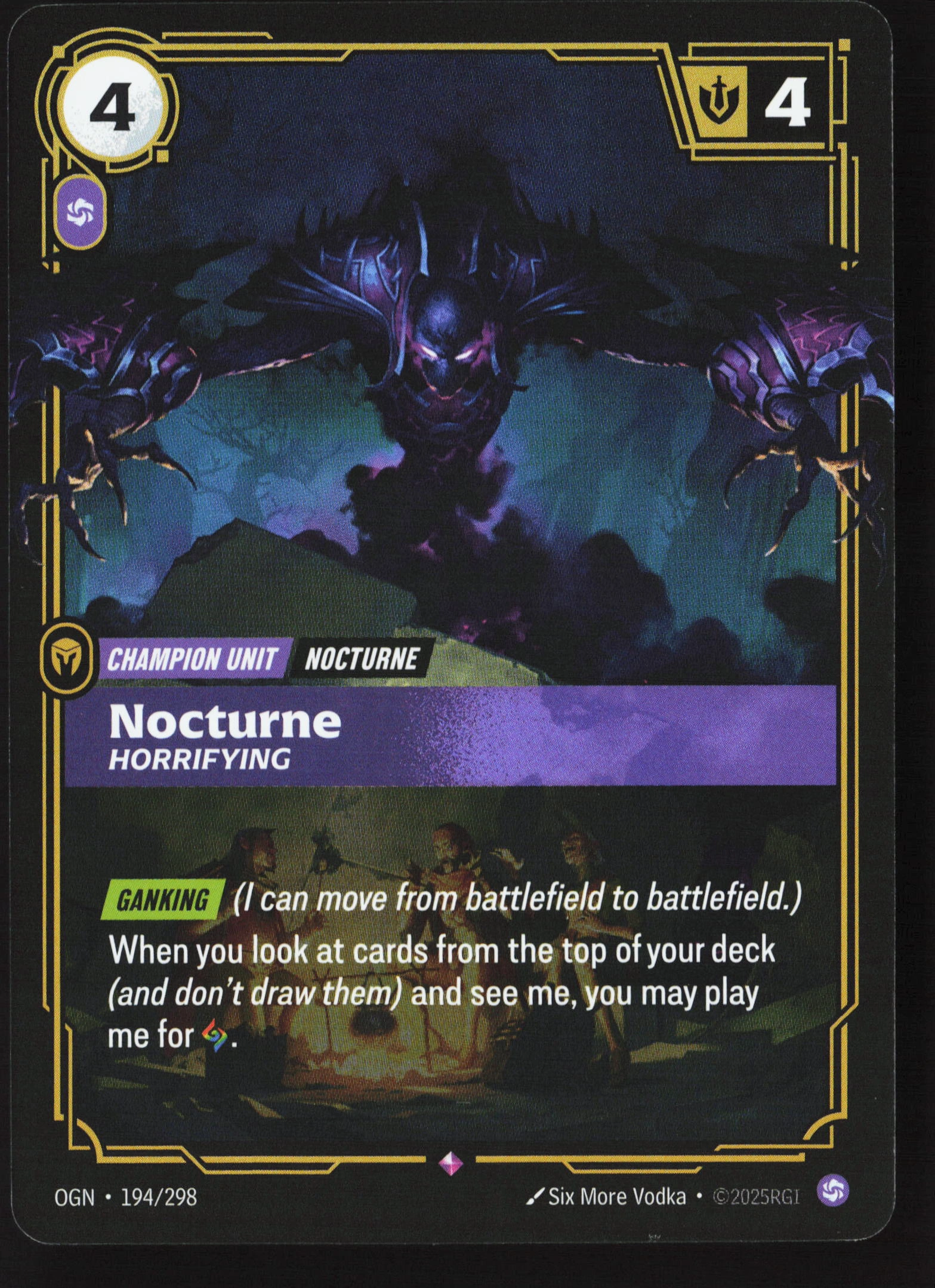 Nocturne, Horrifying (OGN 194) — Voorkant