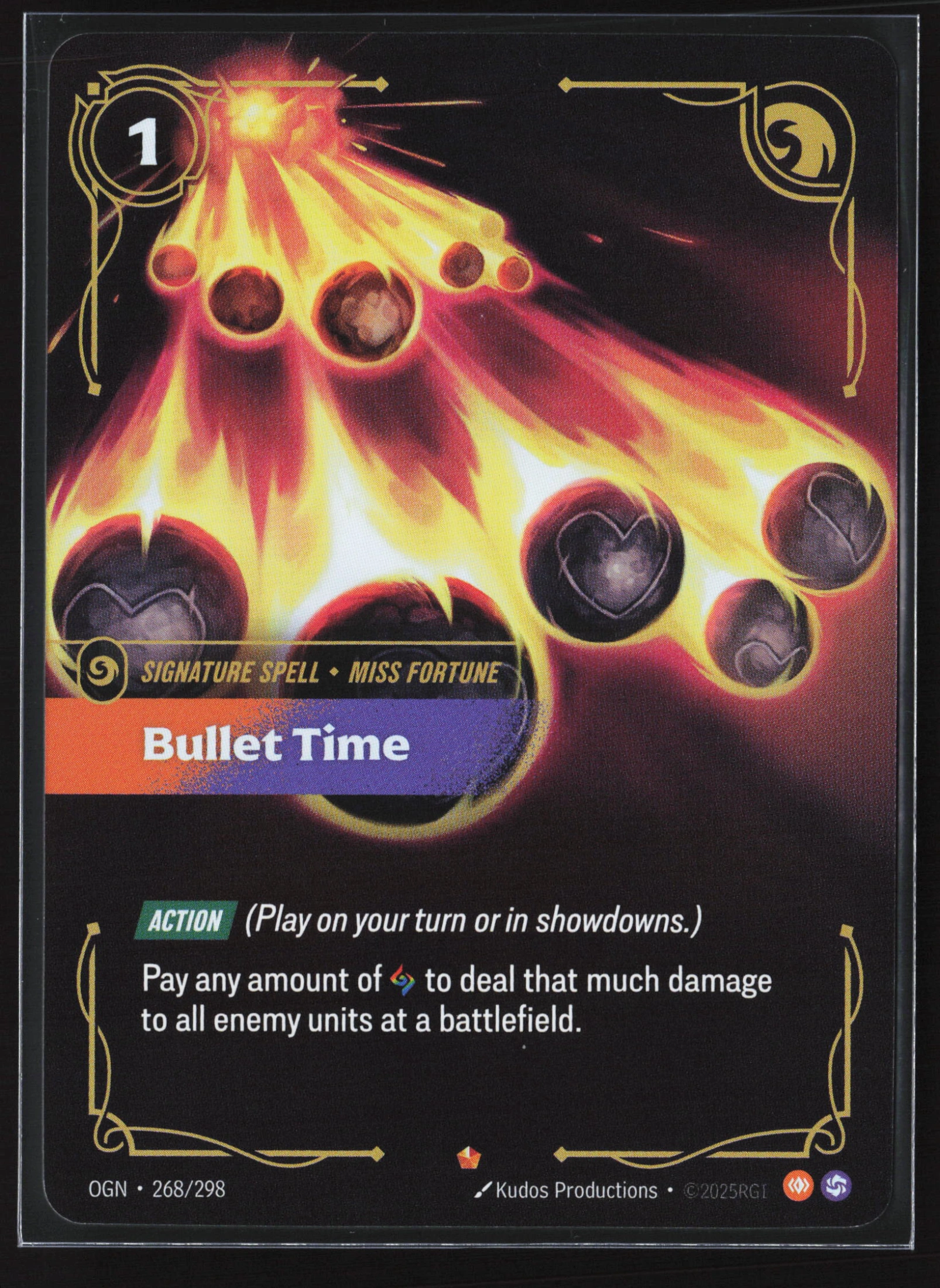 Bullet Time (OGN 268) — Voorkant