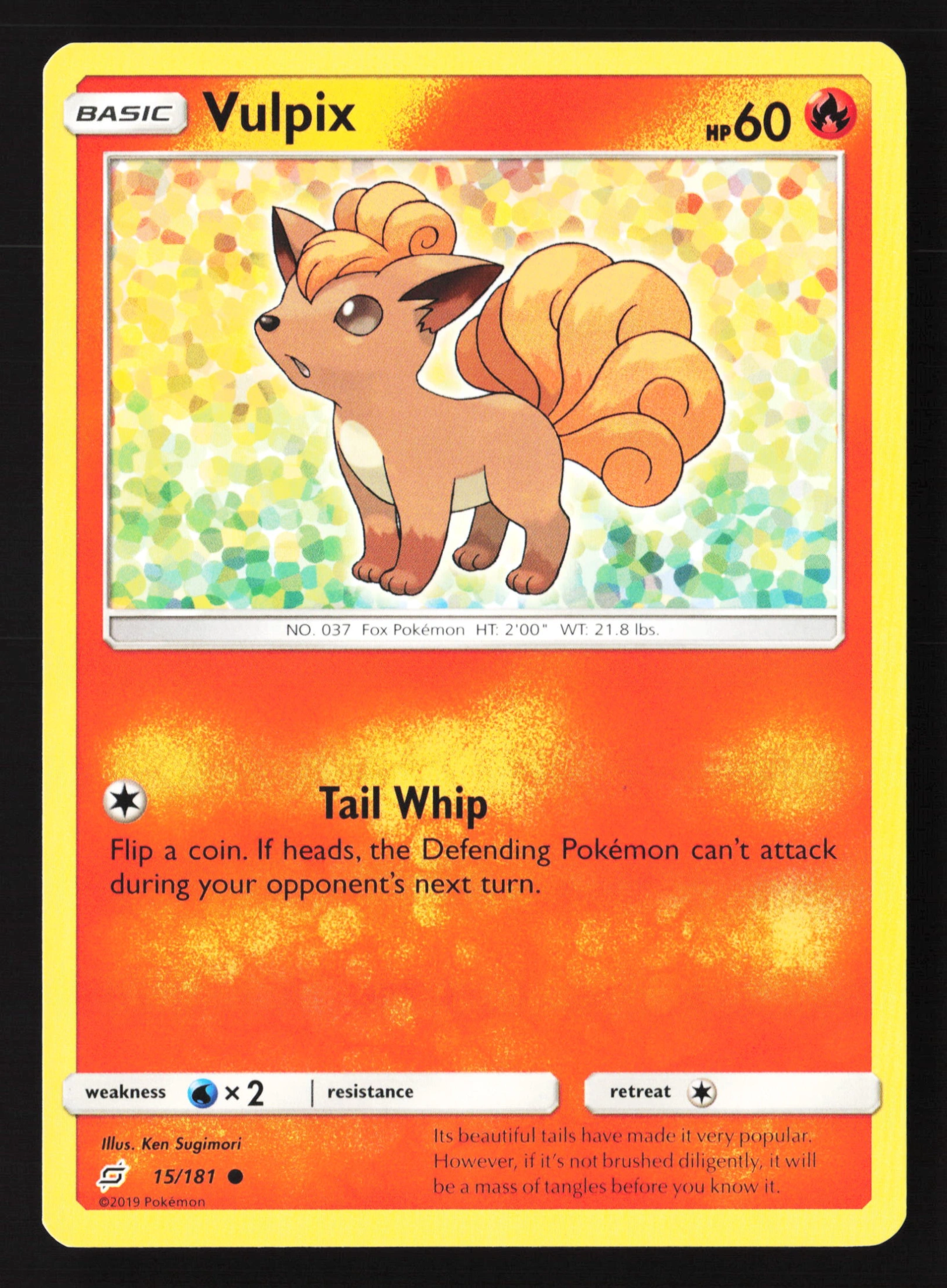 Vulpix (TEU 015) — Voorkant
