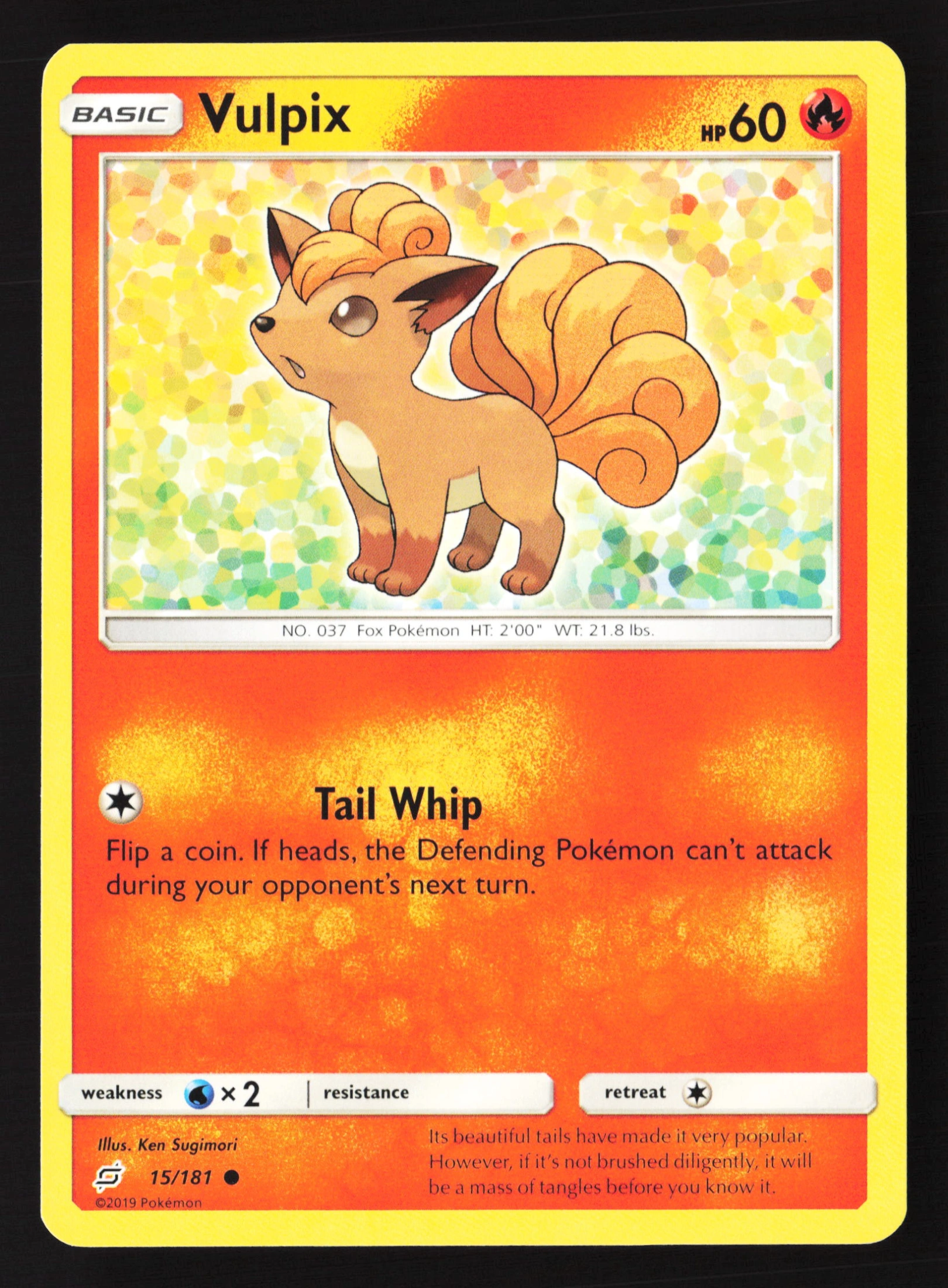 Vulpix (TEU 015) — Voorkant