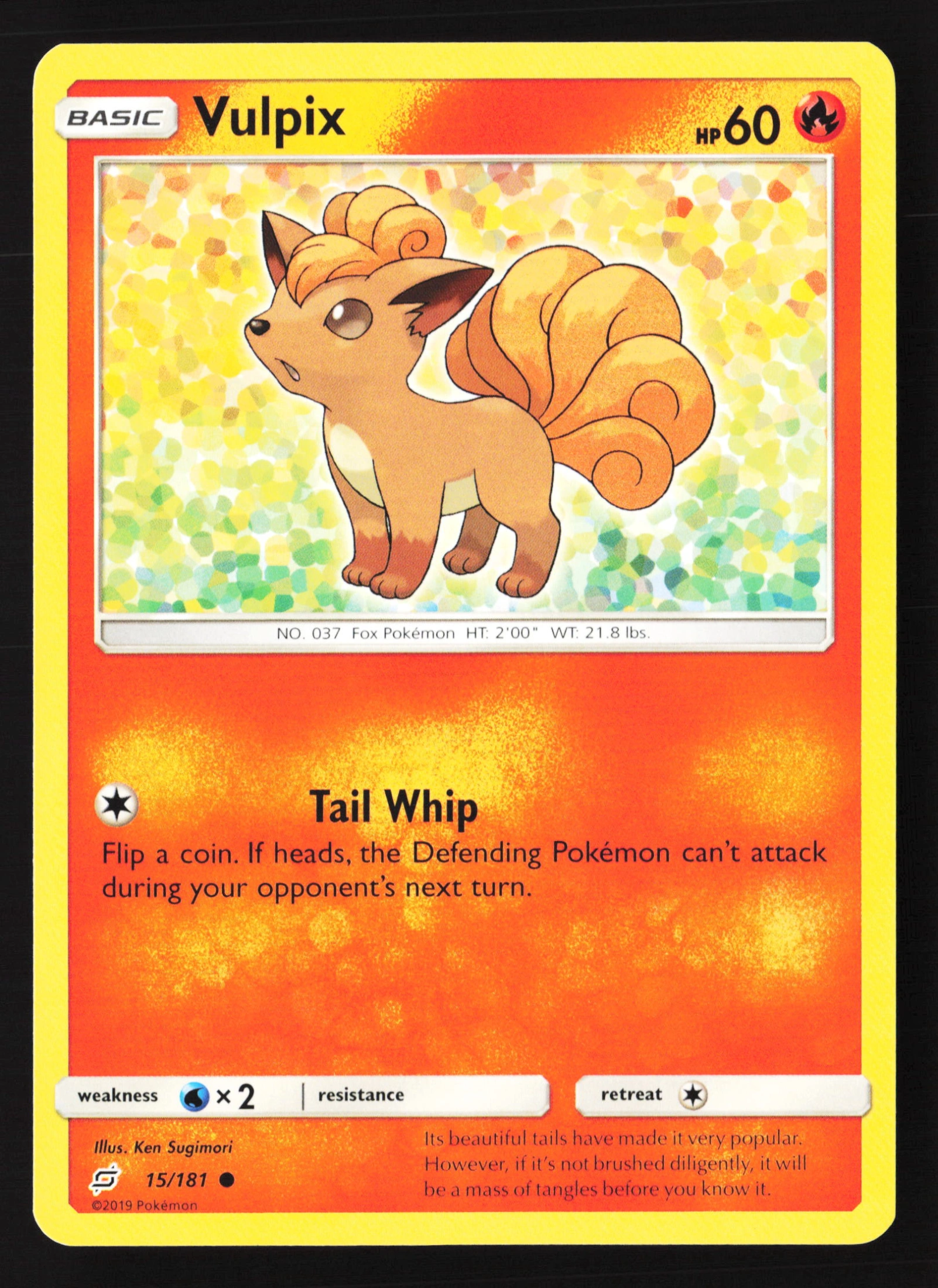 Vulpix (TEU 015) — Voorkant
