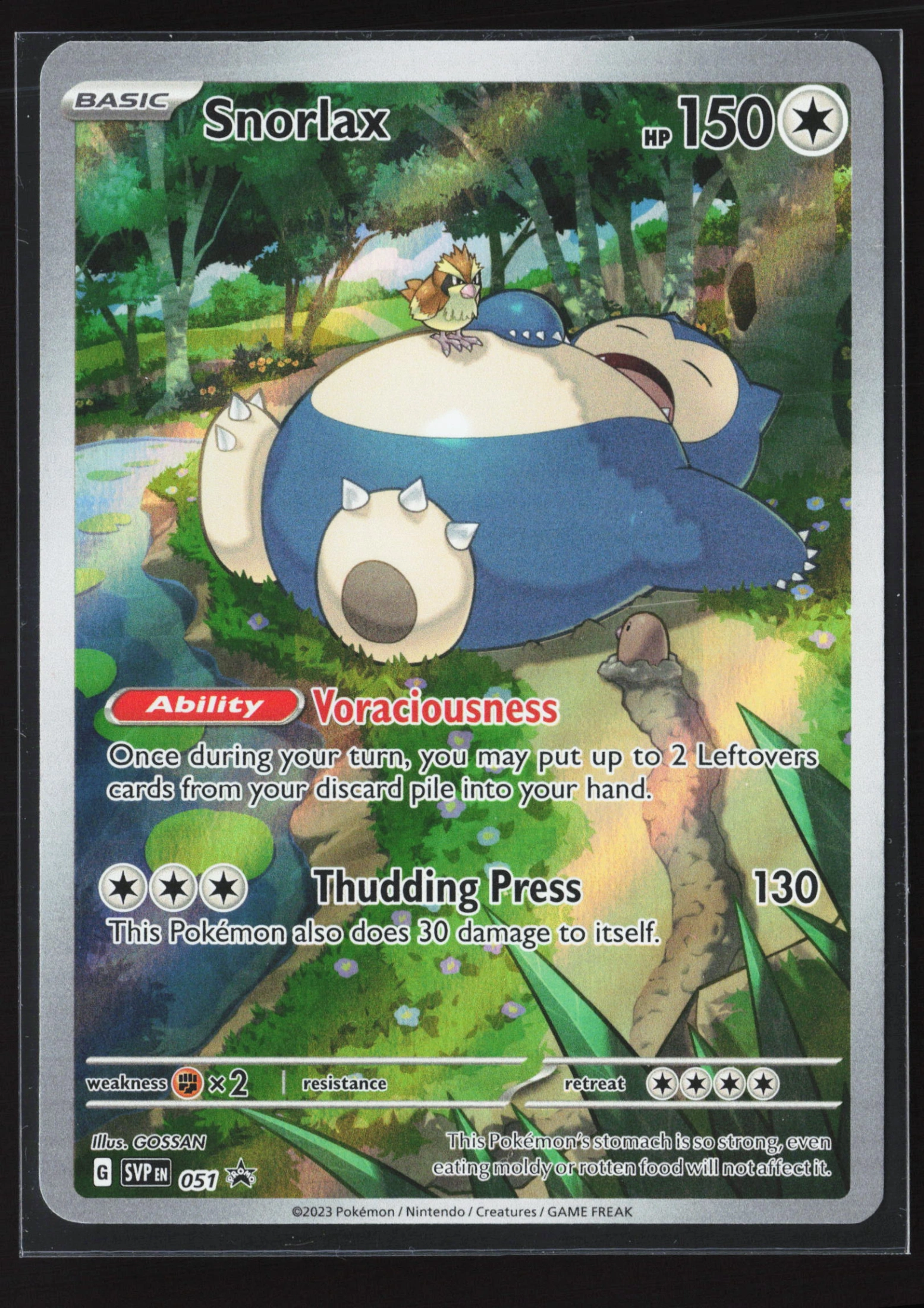 Snorlax (SVP 051) — Voorkant