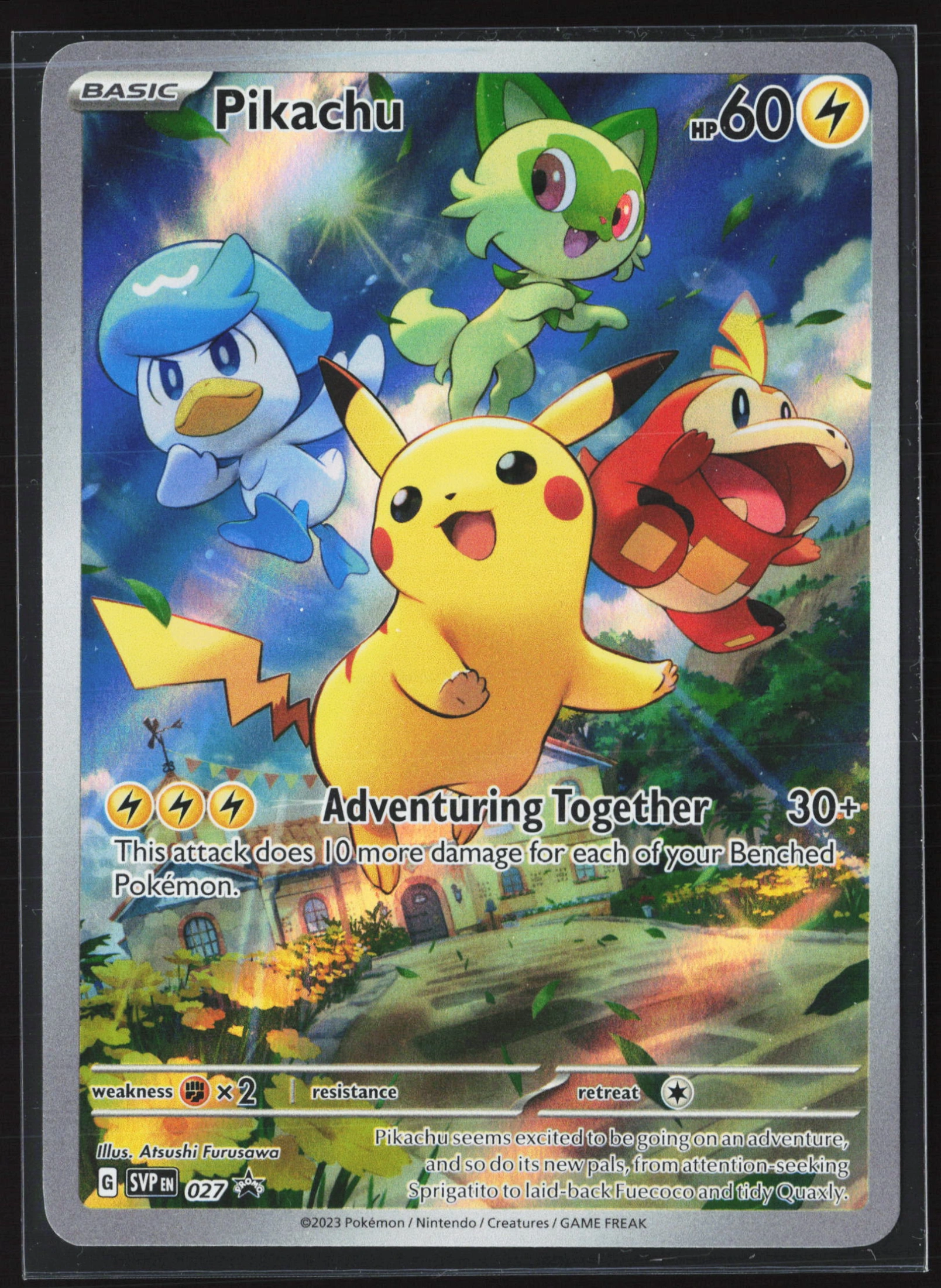 Pikachu (SVP 027) — Voorkant