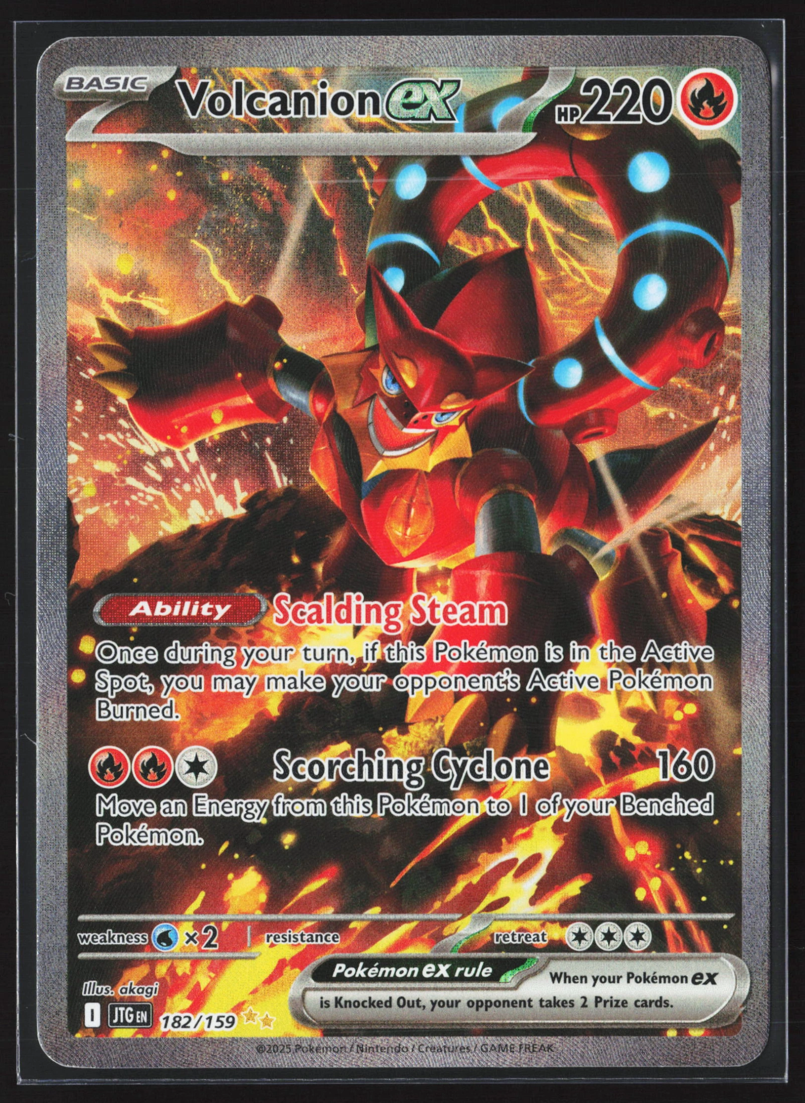 Volcanion ex (JTG 182) — Voorkant