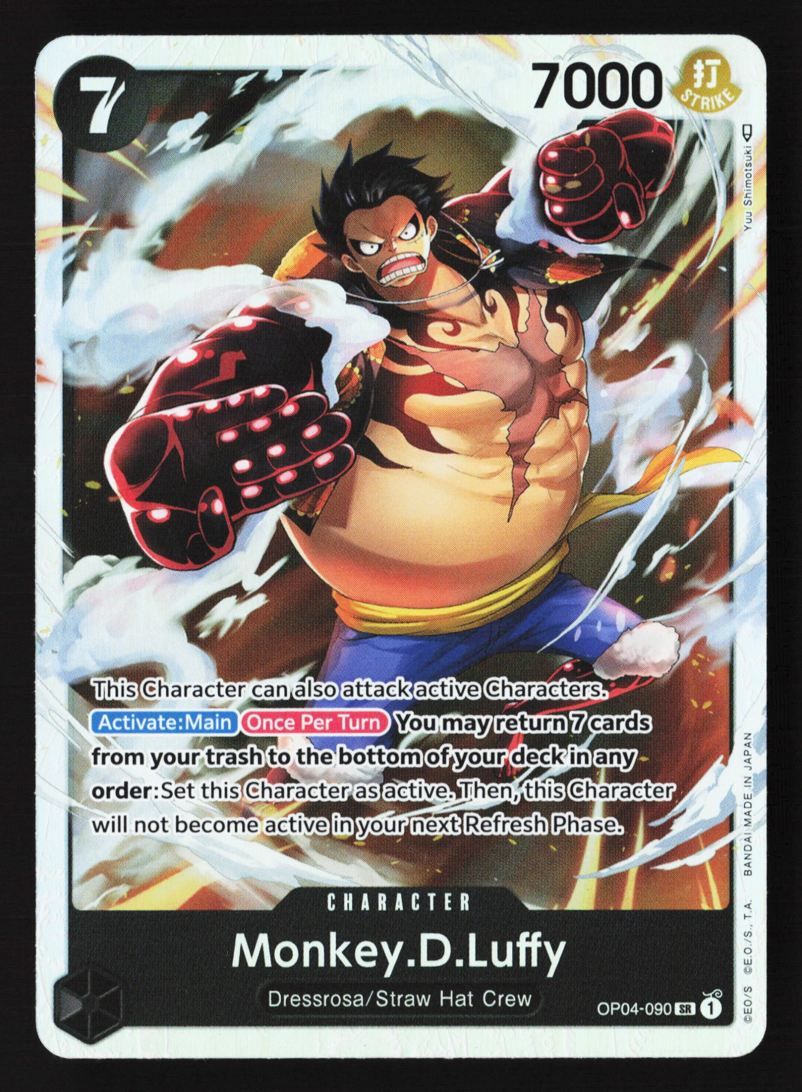 Monkey.D.Luffy (OP04-090) — Voorkant