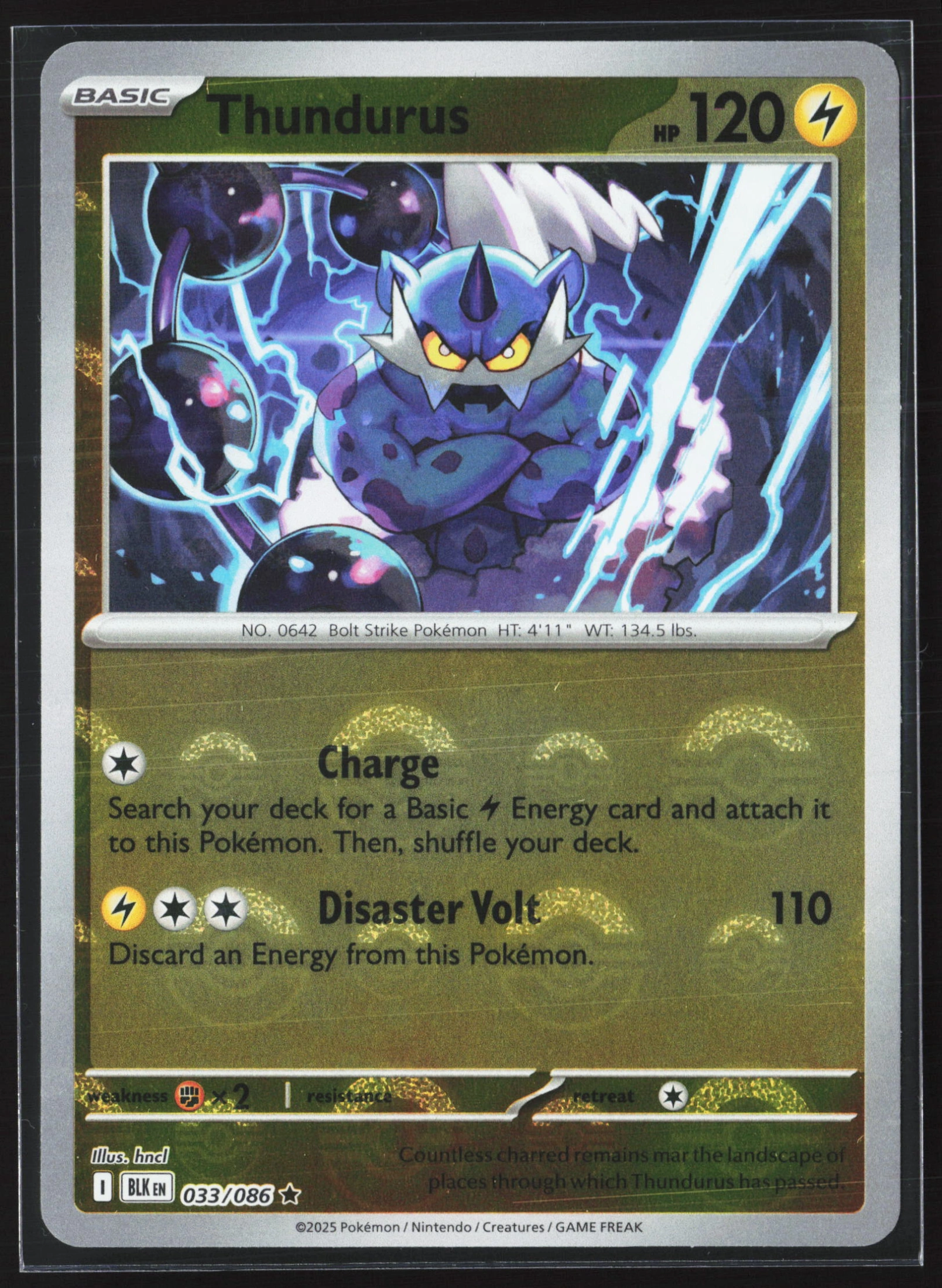 Thundurus (BLK 033) — Voorkant