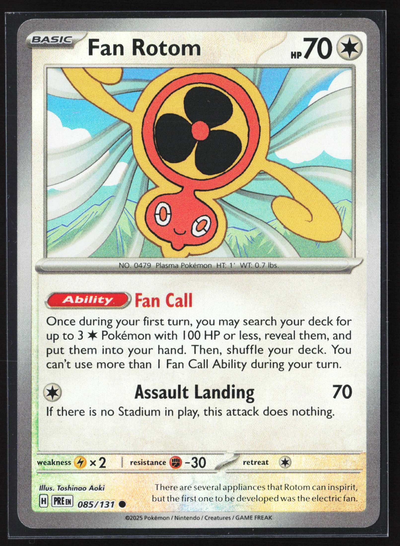 Fan Rotom (PRE 085) — Voorkant
