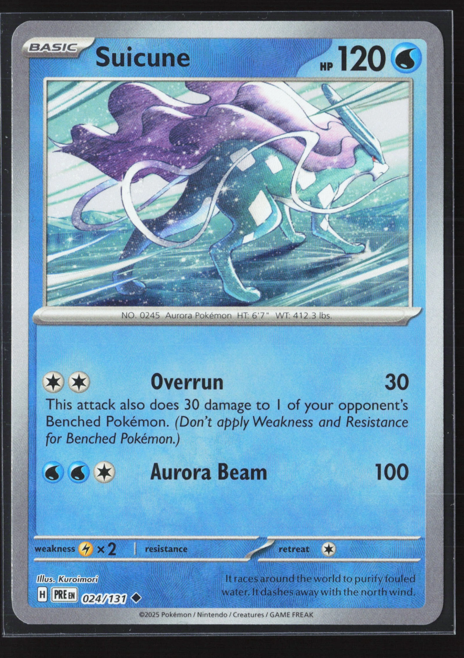 Suicune (PRE 024) — Voorkant