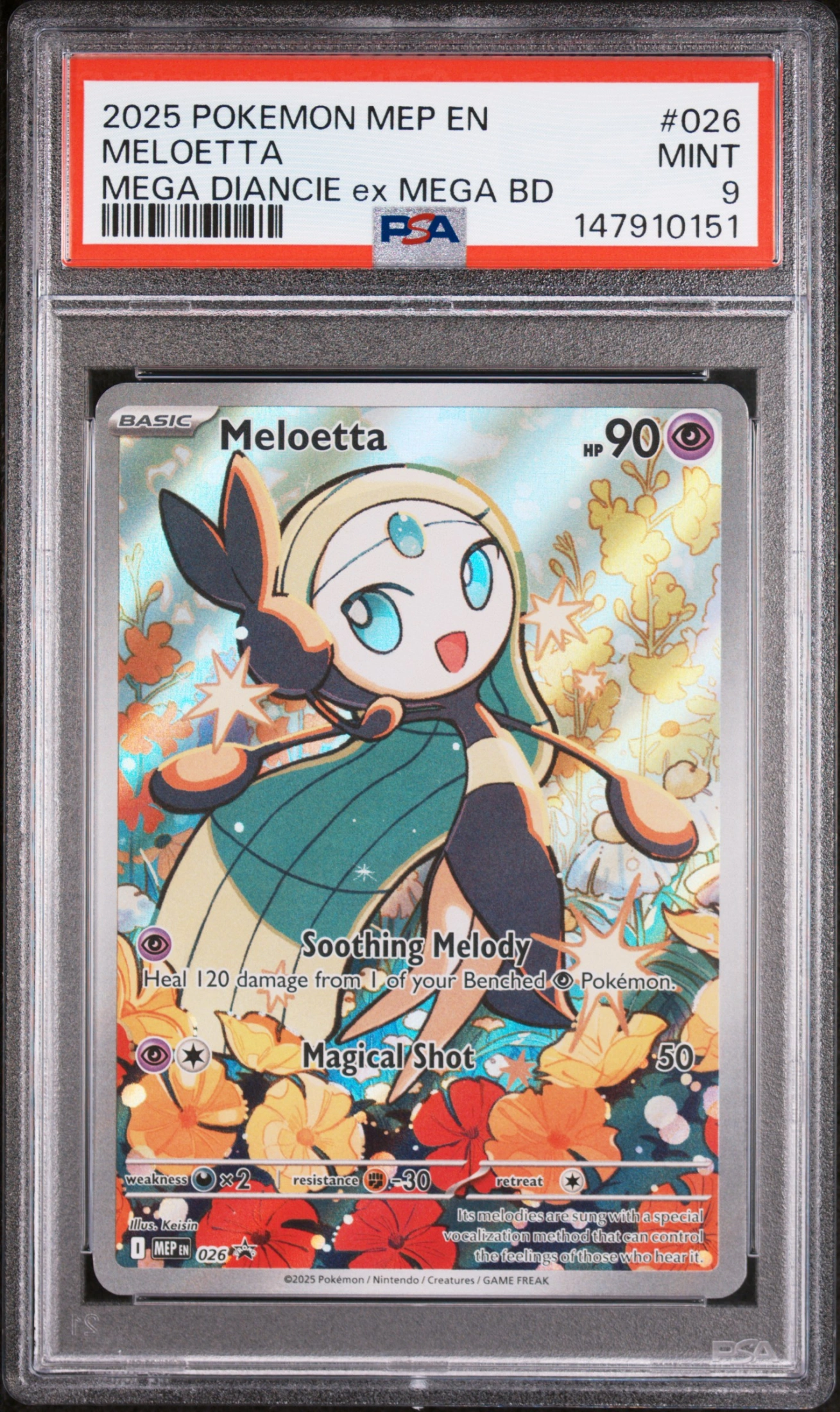 Meloetta (MEP 026) — Voorkant