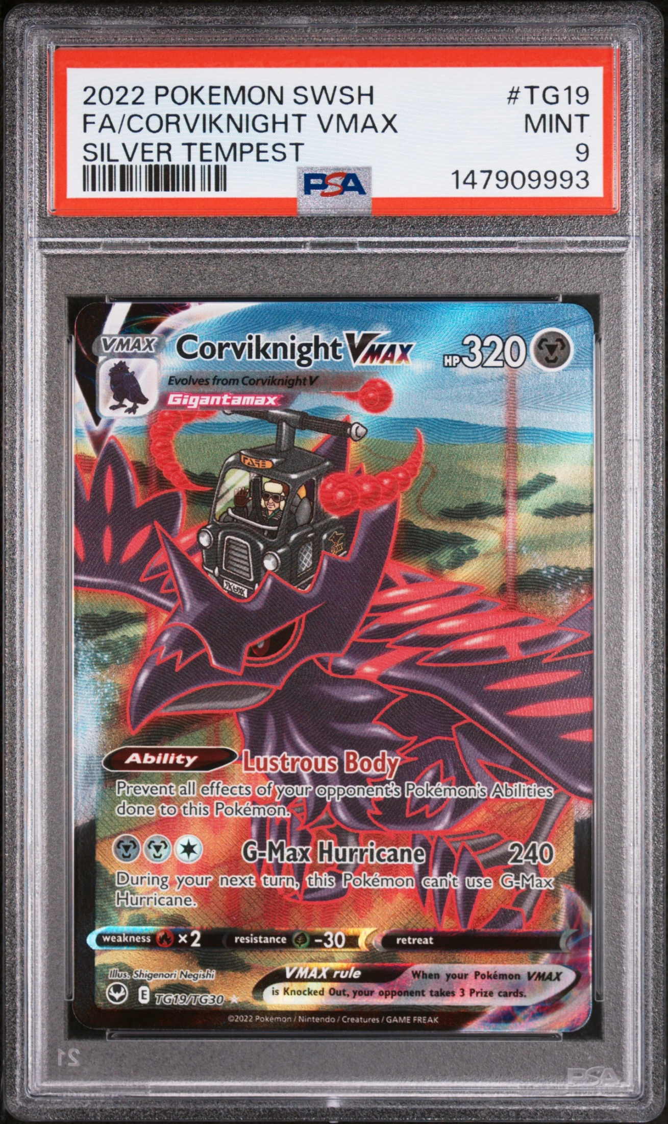 Corviknight VMAX (SIT TG19) — Voorkant