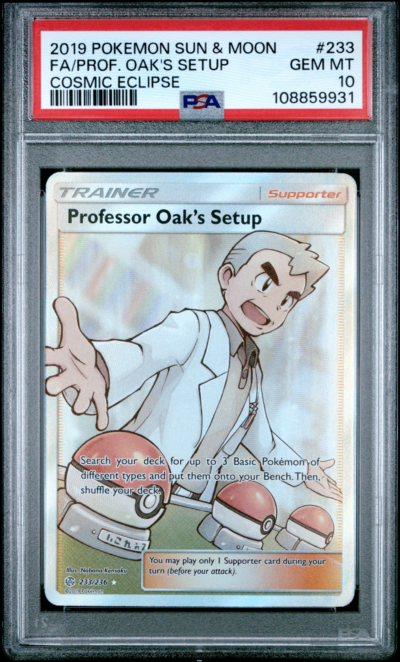 Professor Oak's Setup (CEC 233) — Voorkant