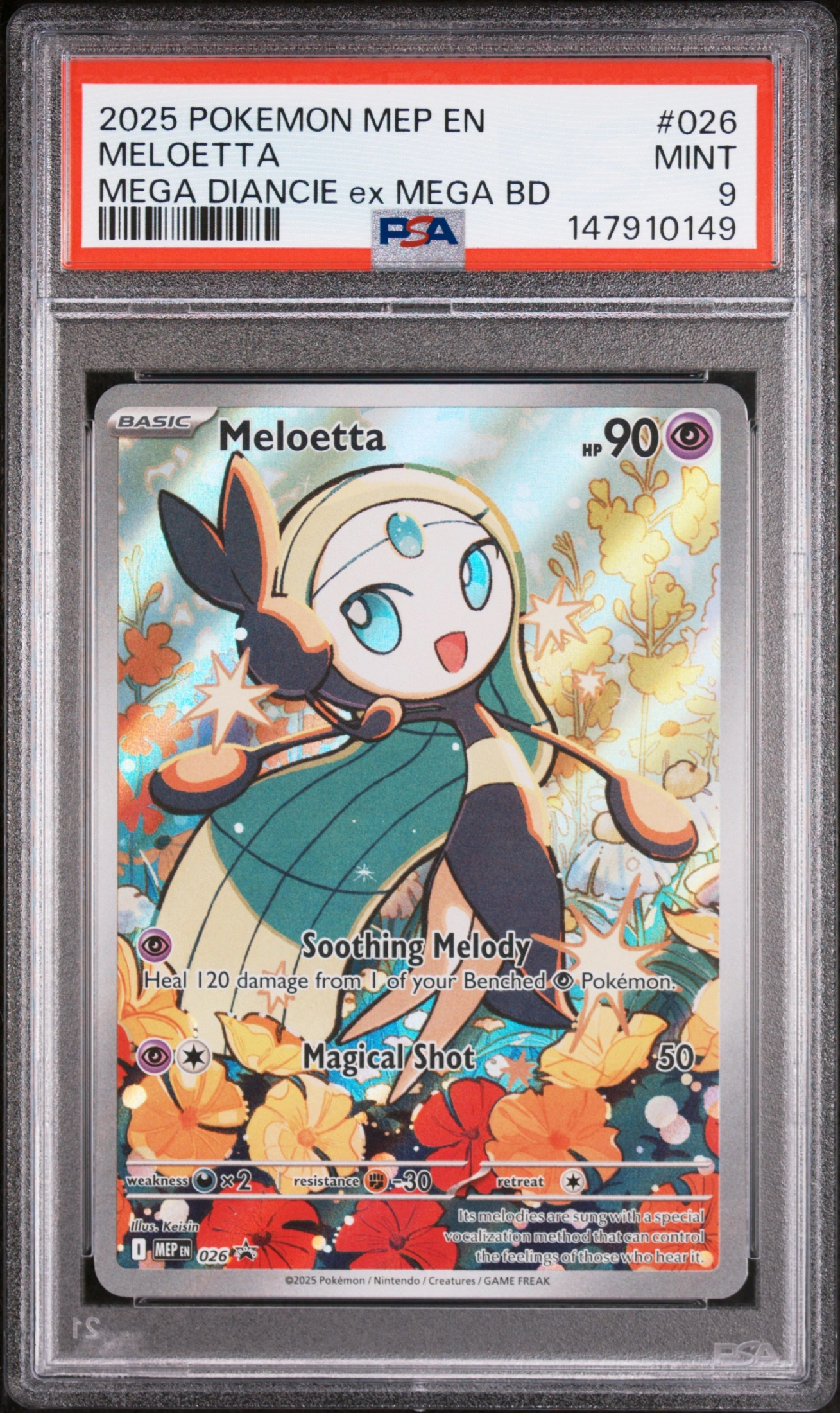 Meloetta (MEP 026) — Voorkant