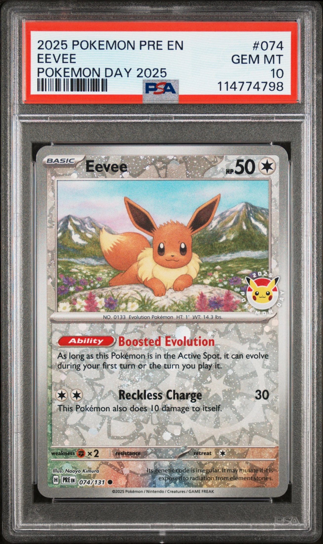 Eevee (PRE 074) — Voorkant