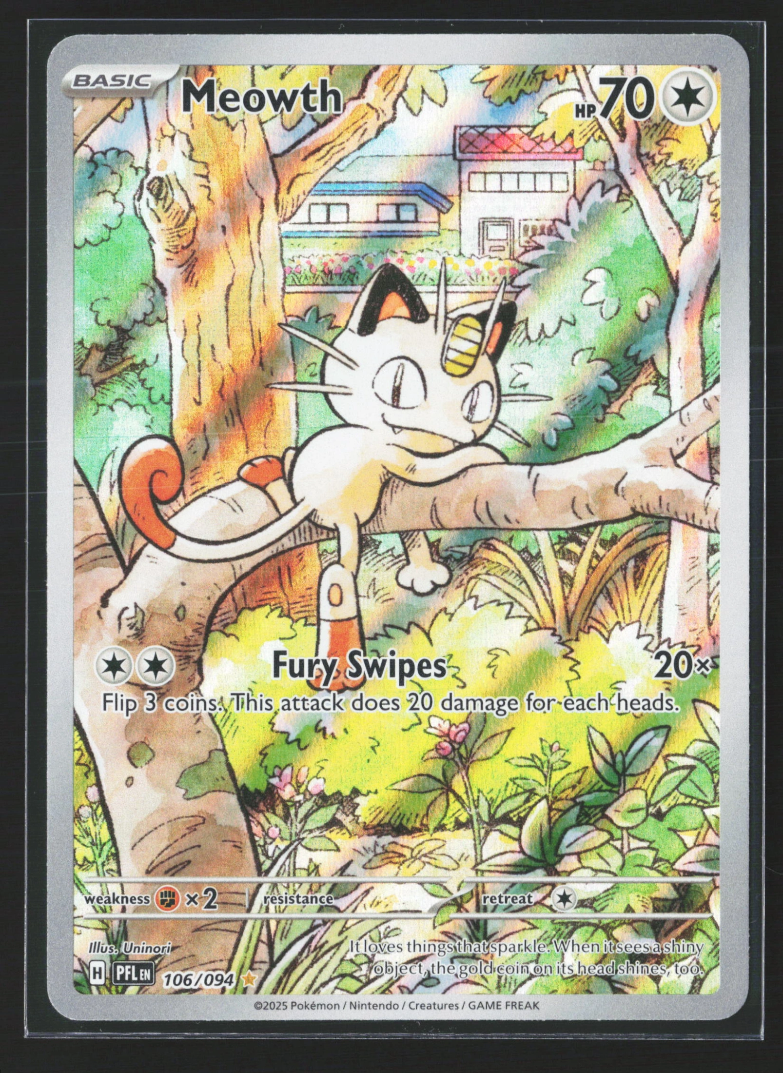 Meowth (PFL 106) — Voorkant