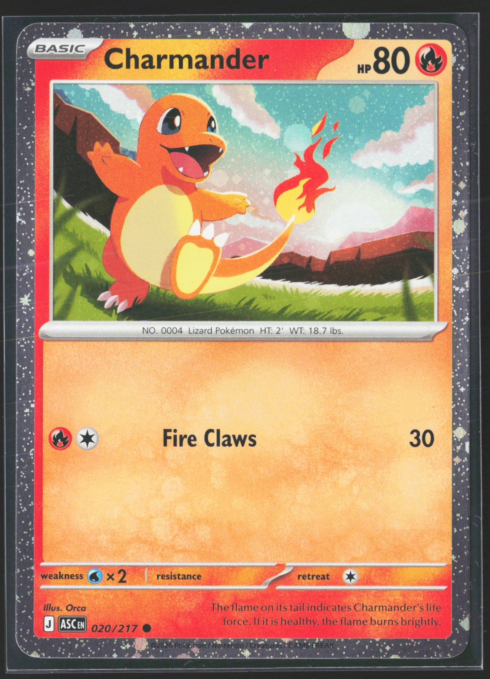 Charmander (ASC 020) — Voorkant
