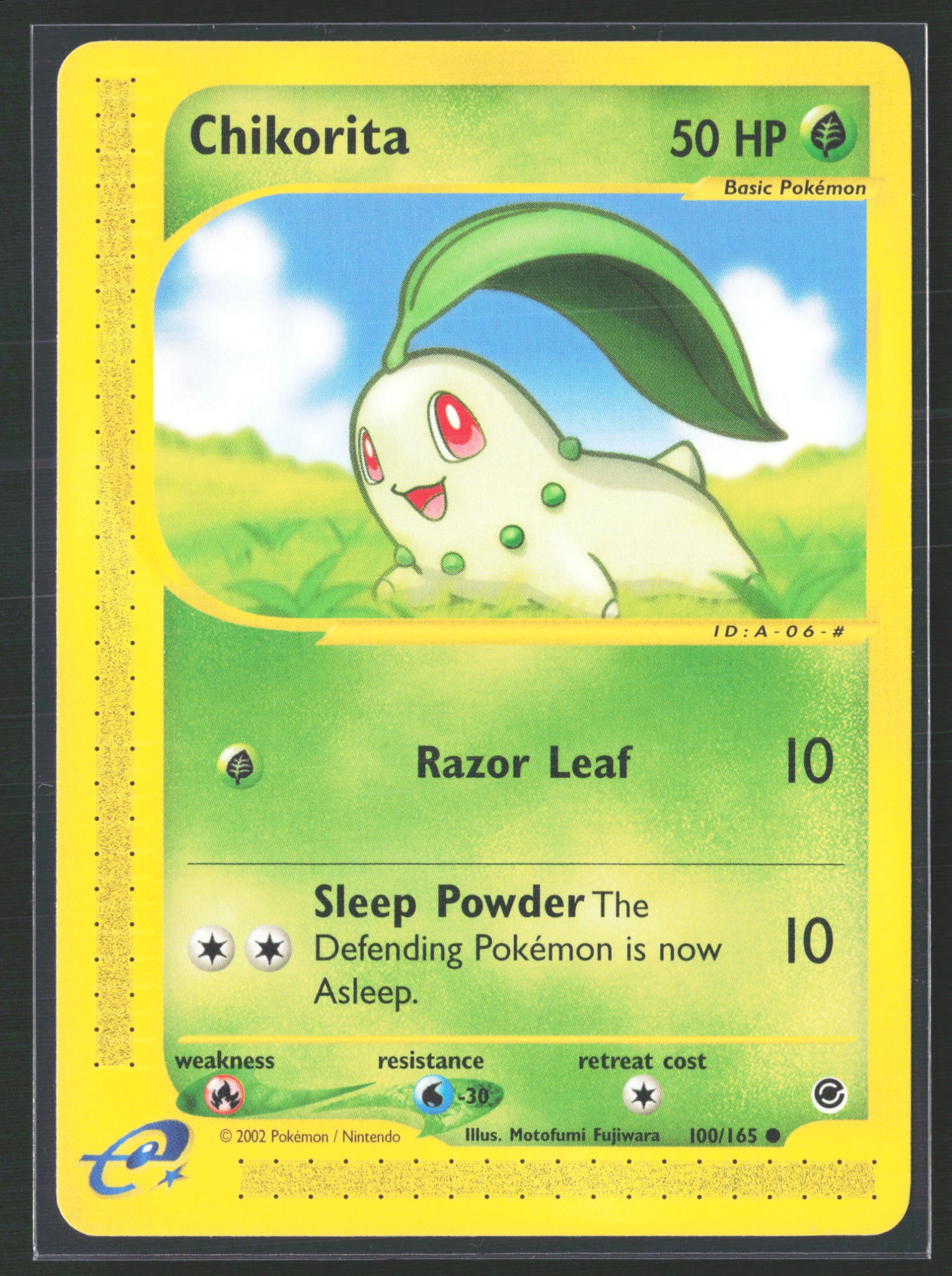 Chikorita (EX 100) — Voorkant
