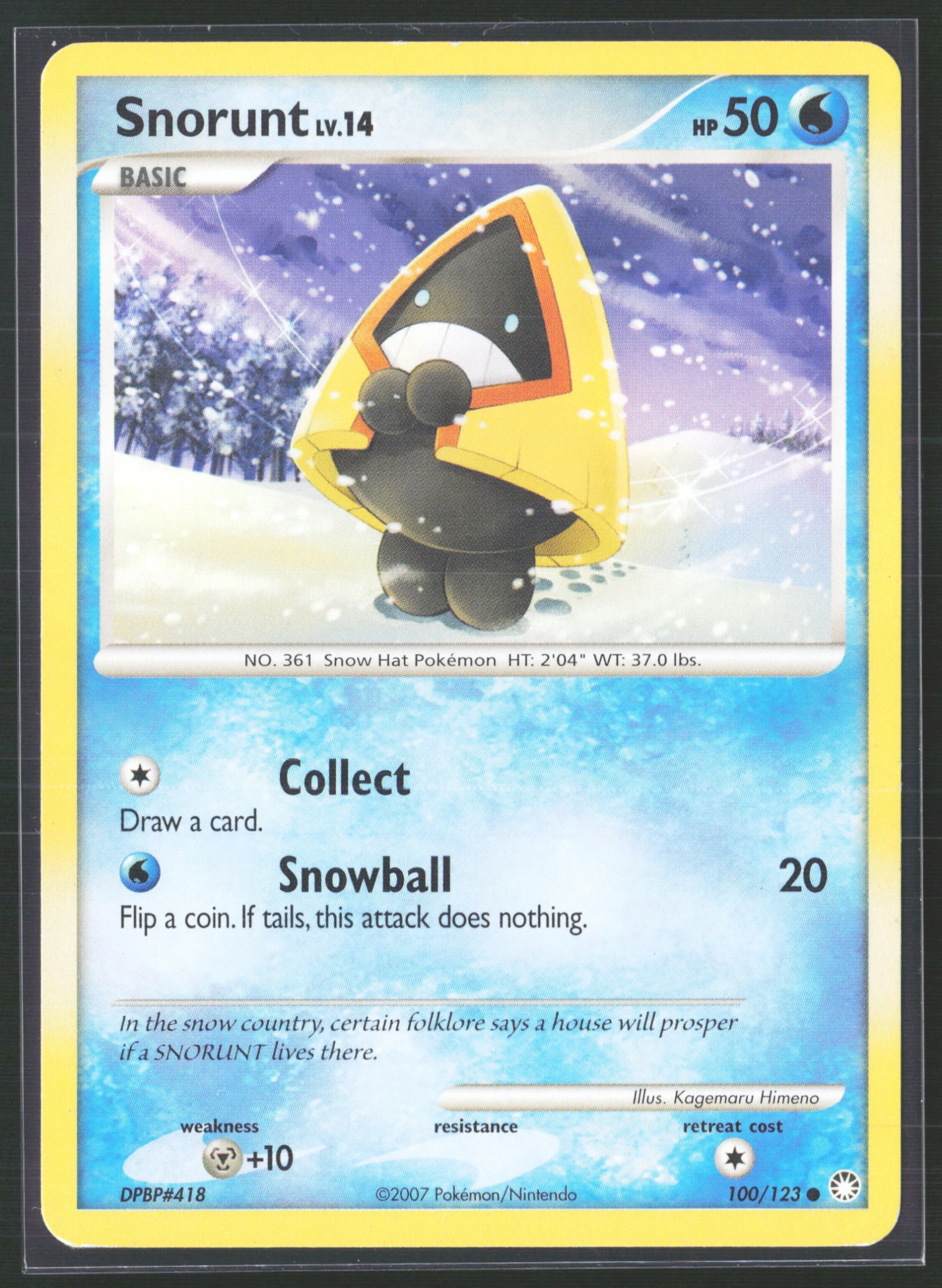 Snorunt (MT 100) — Voorkant