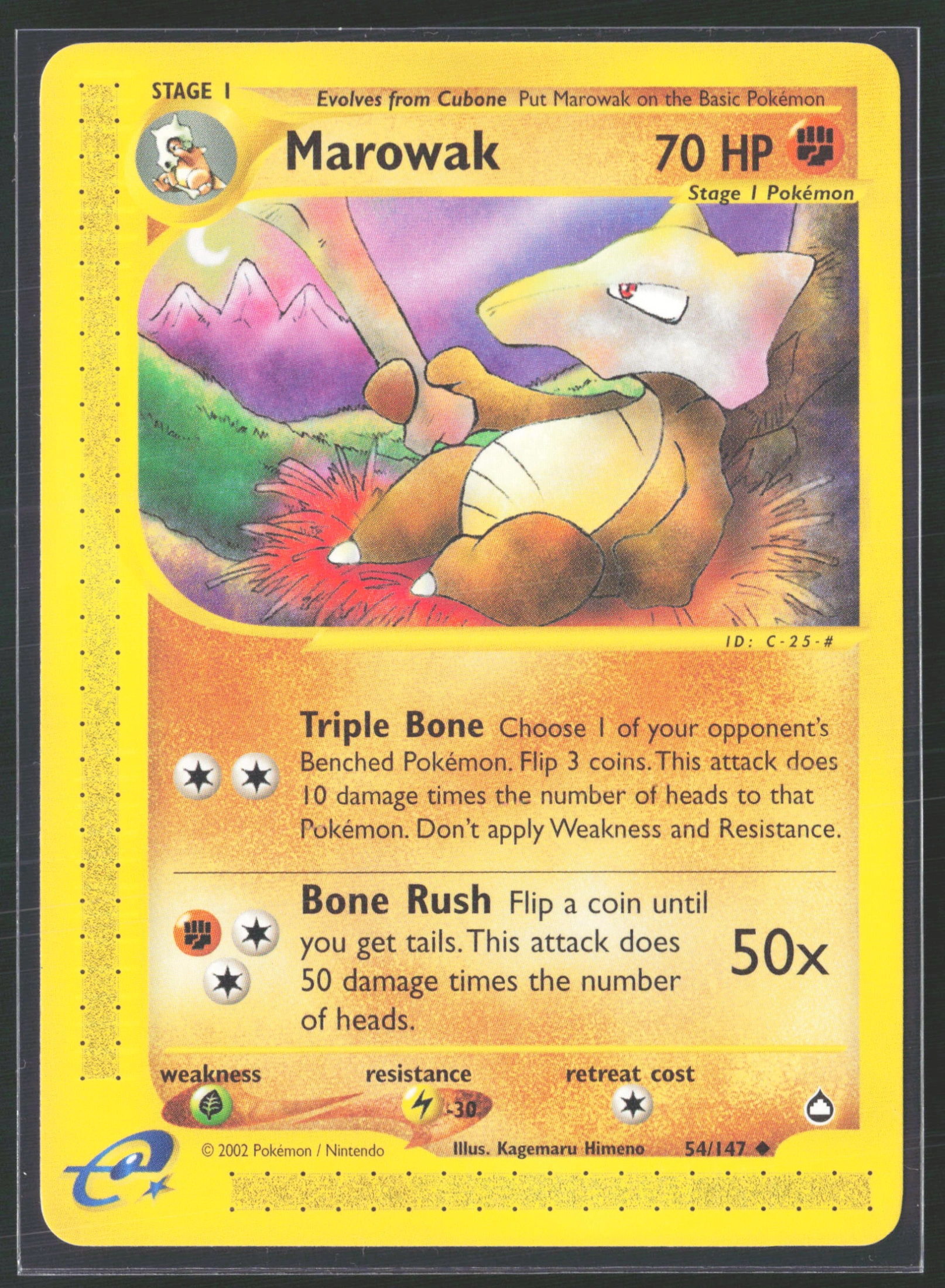 Marowak (AQ 054) — Voorkant