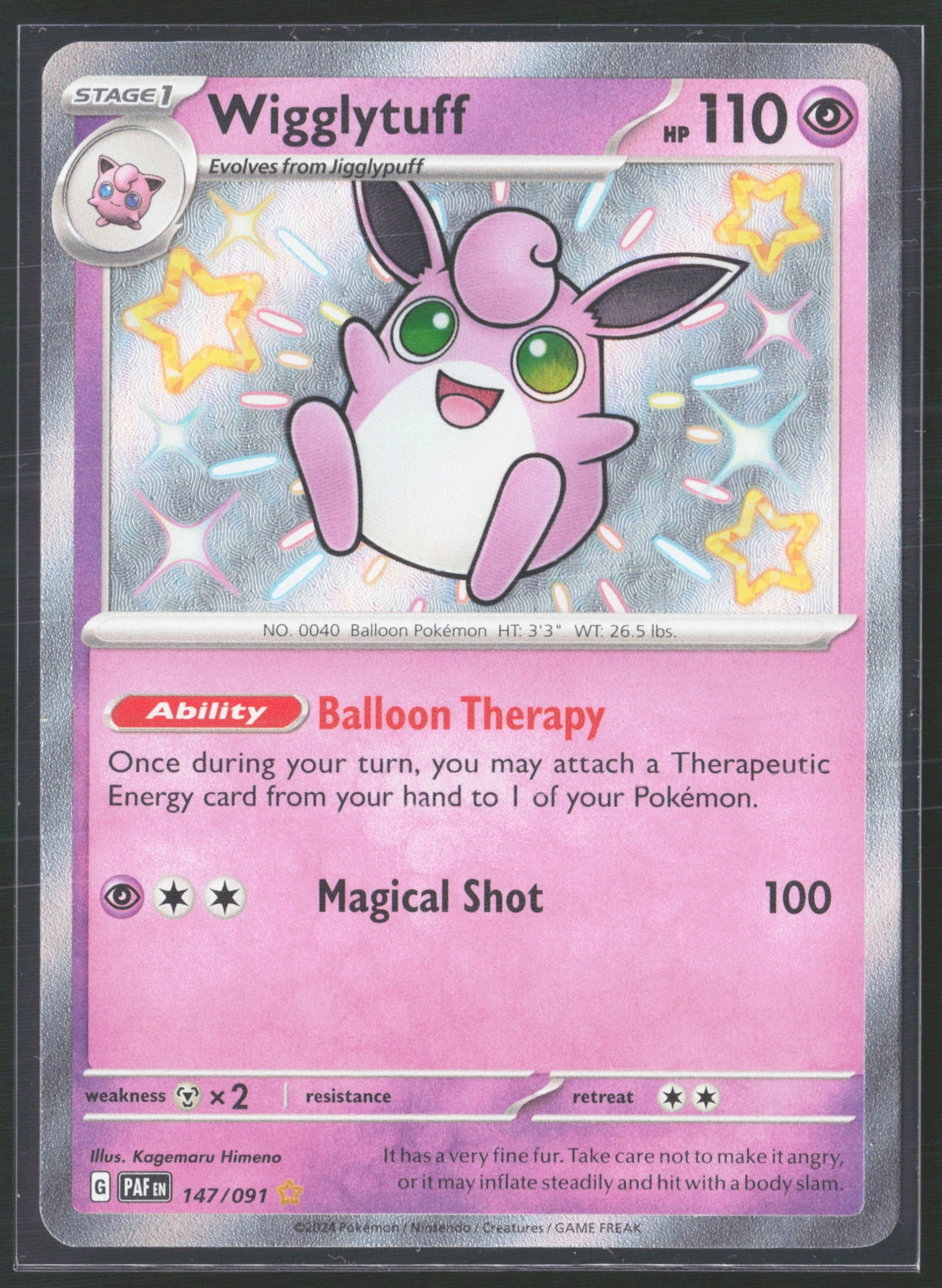 Wigglytuff (PAF 147) — Voorkant