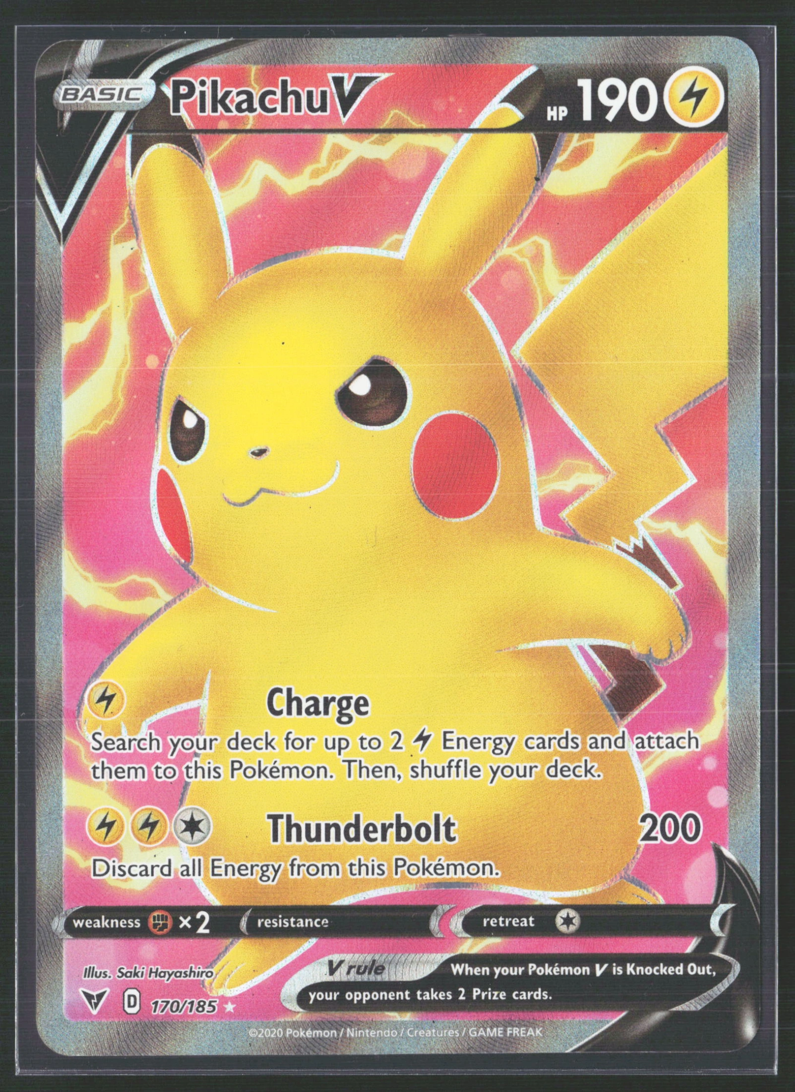 Pikachu V (VIV 170) — Voorkant