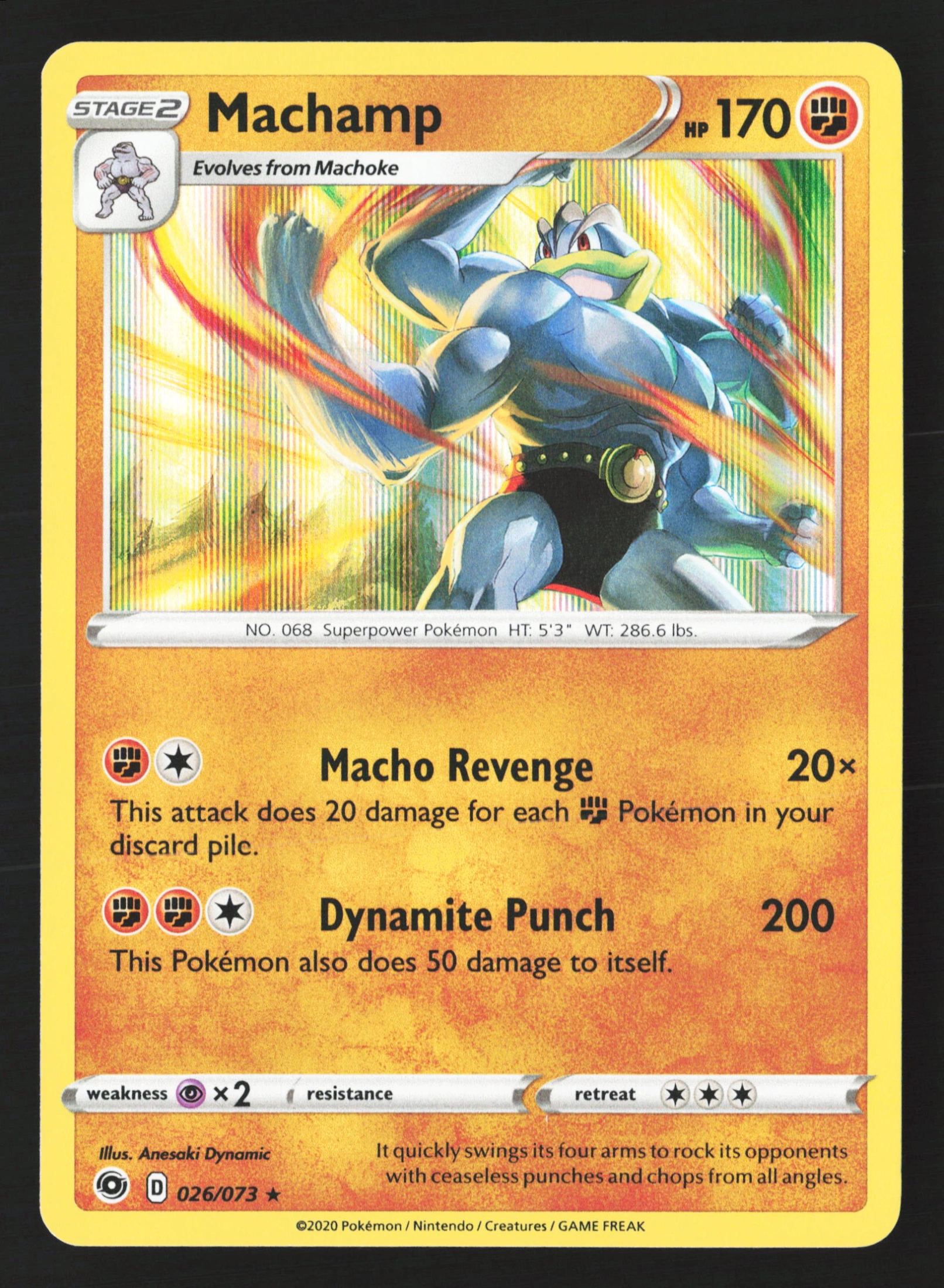 Machamp (CPA 026) — Voorkant