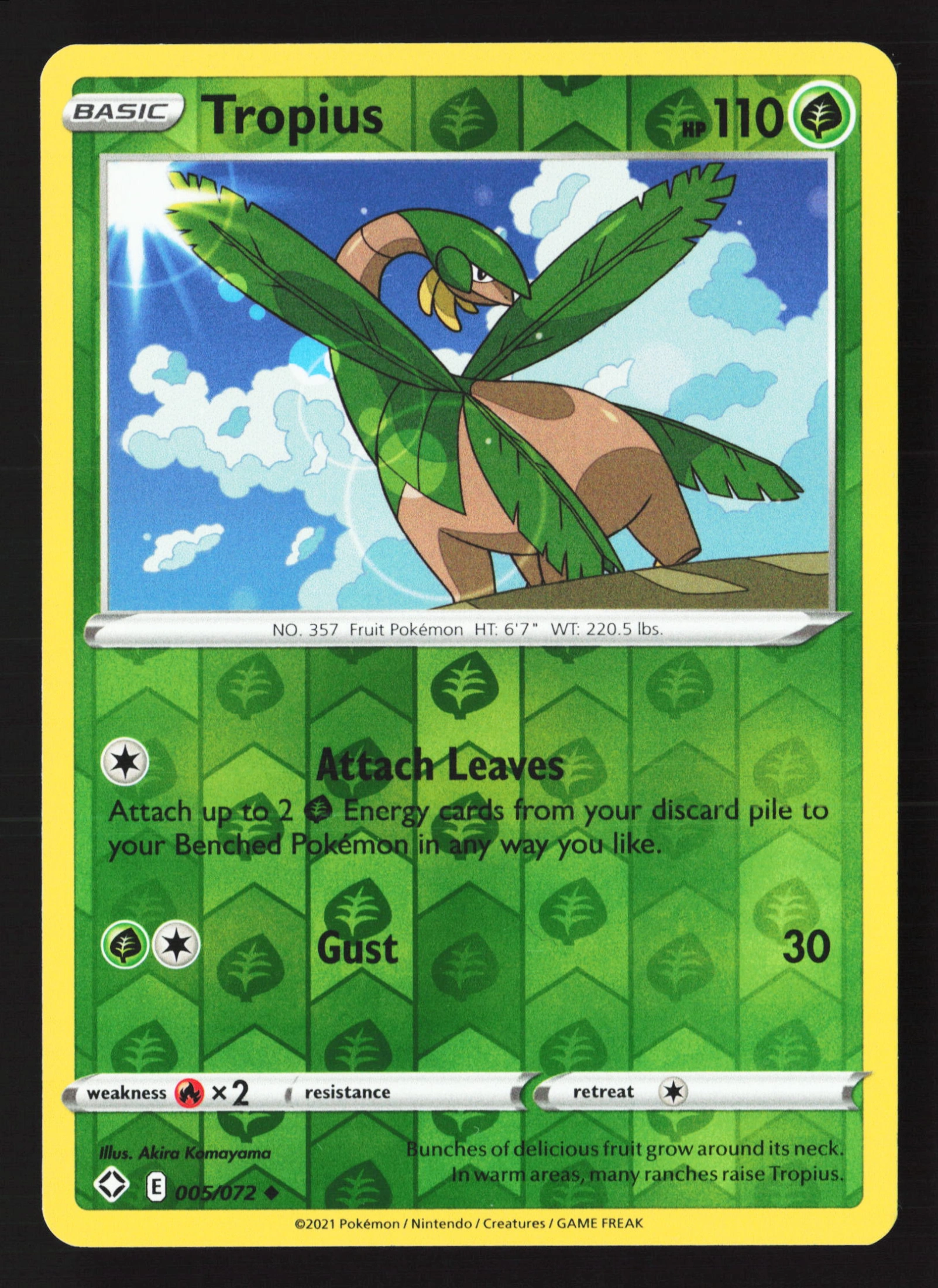 Tropius (SHF 005) — Voorkant