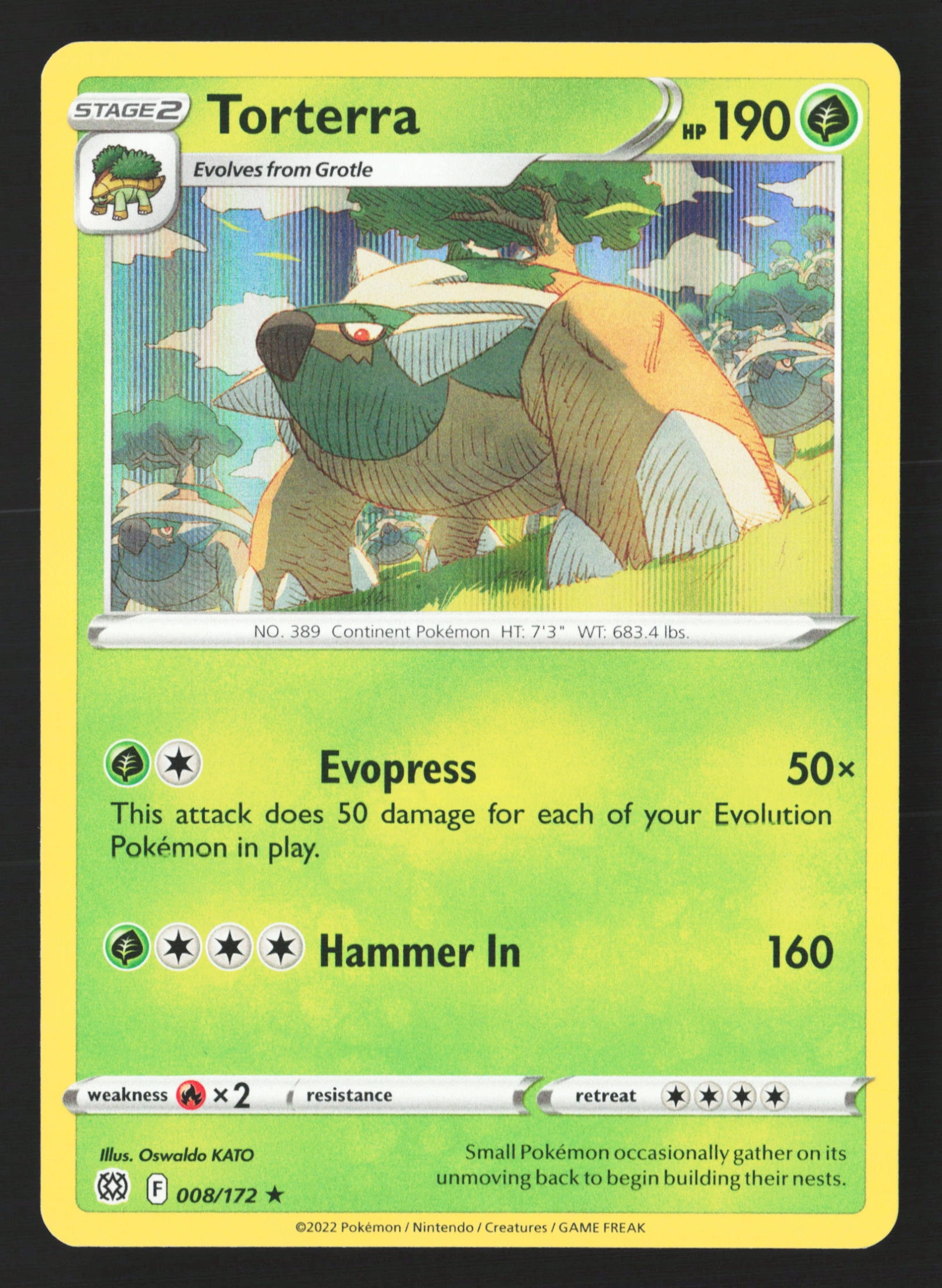 Torterra (BRS 008) — Voorkant