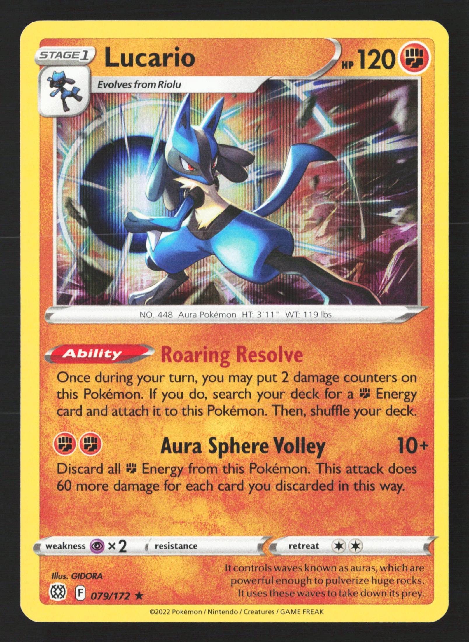 Lucario (BRS 079) — Voorkant